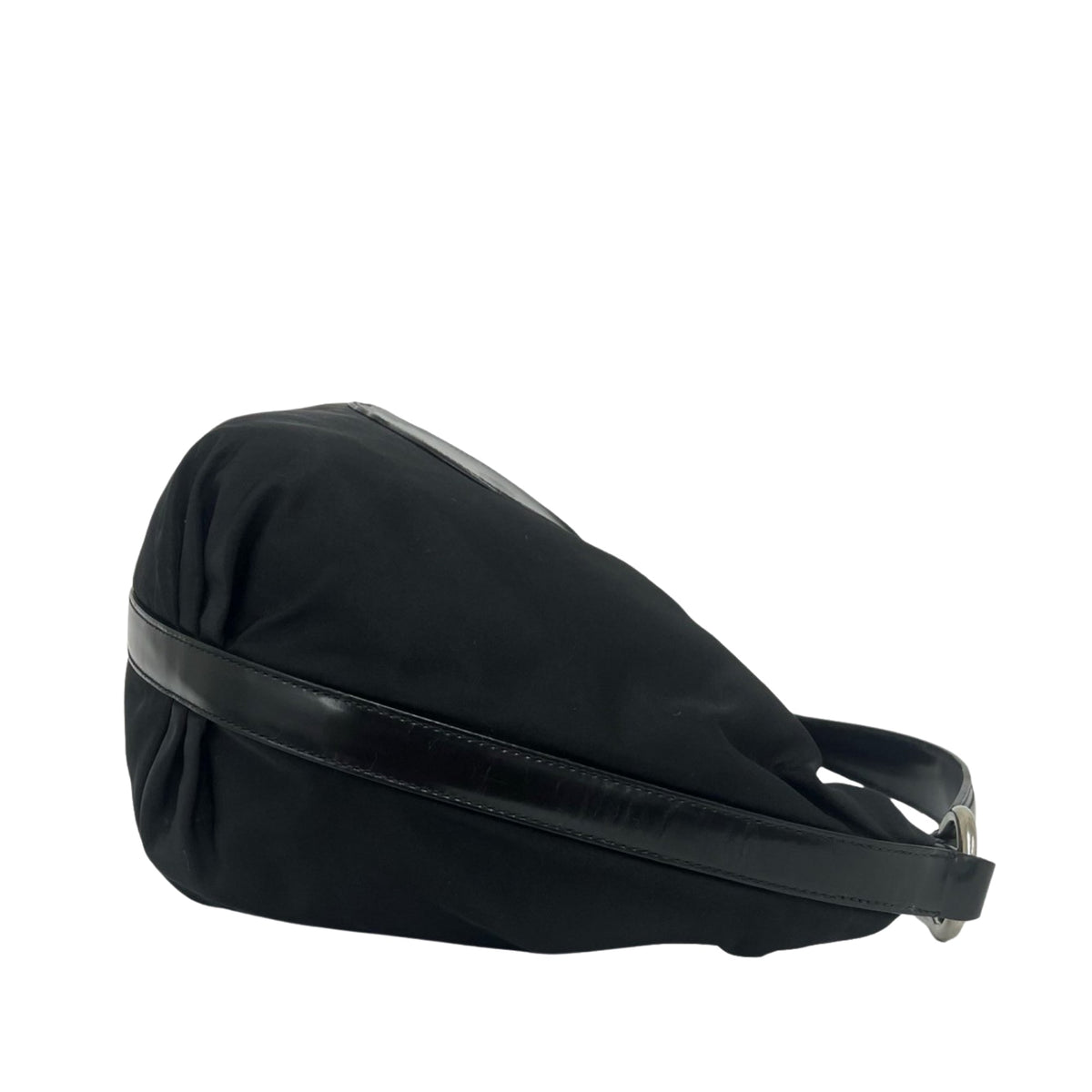 Prada Tessuto Canapa Logo Hobo