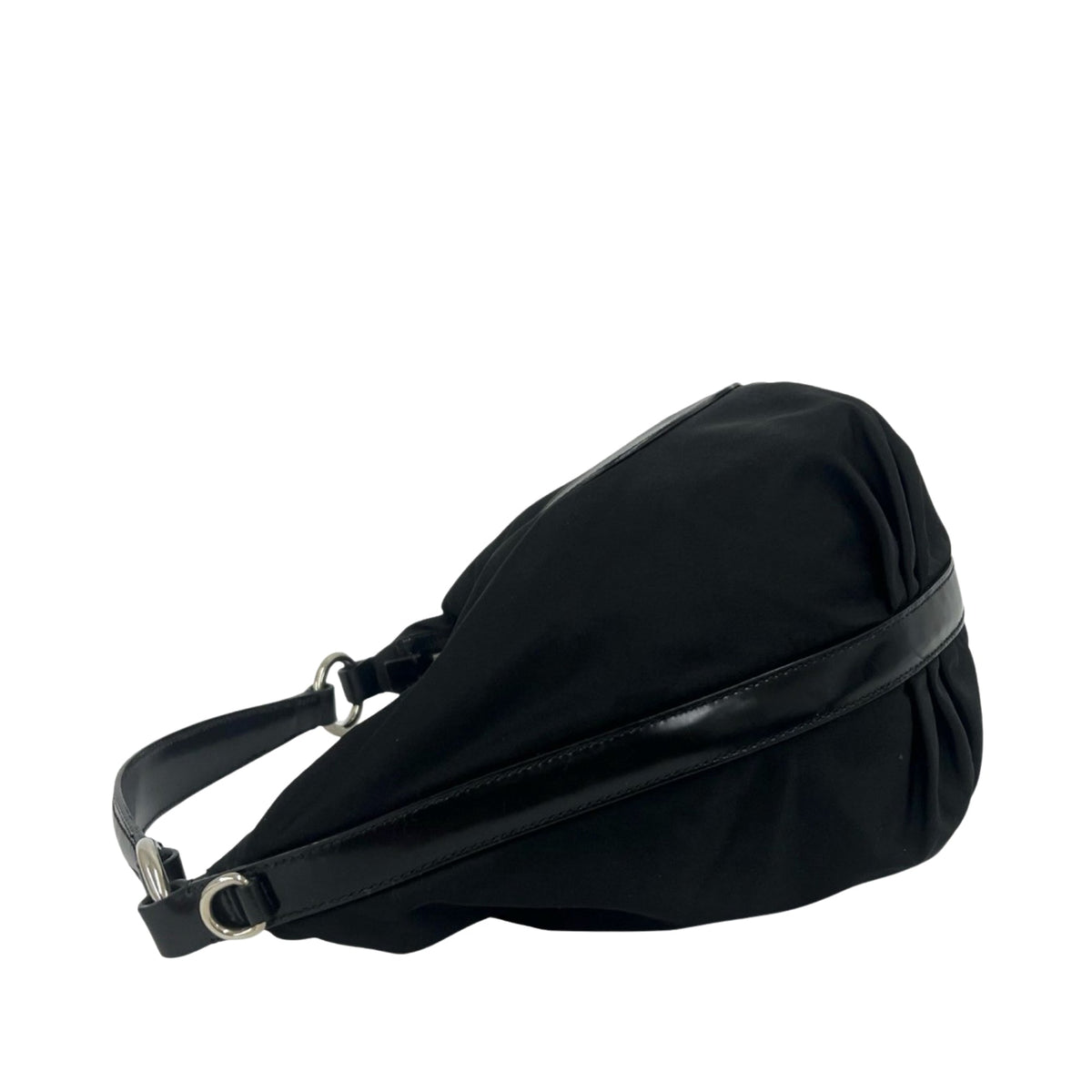 Prada Tessuto Canapa Logo Hobo
