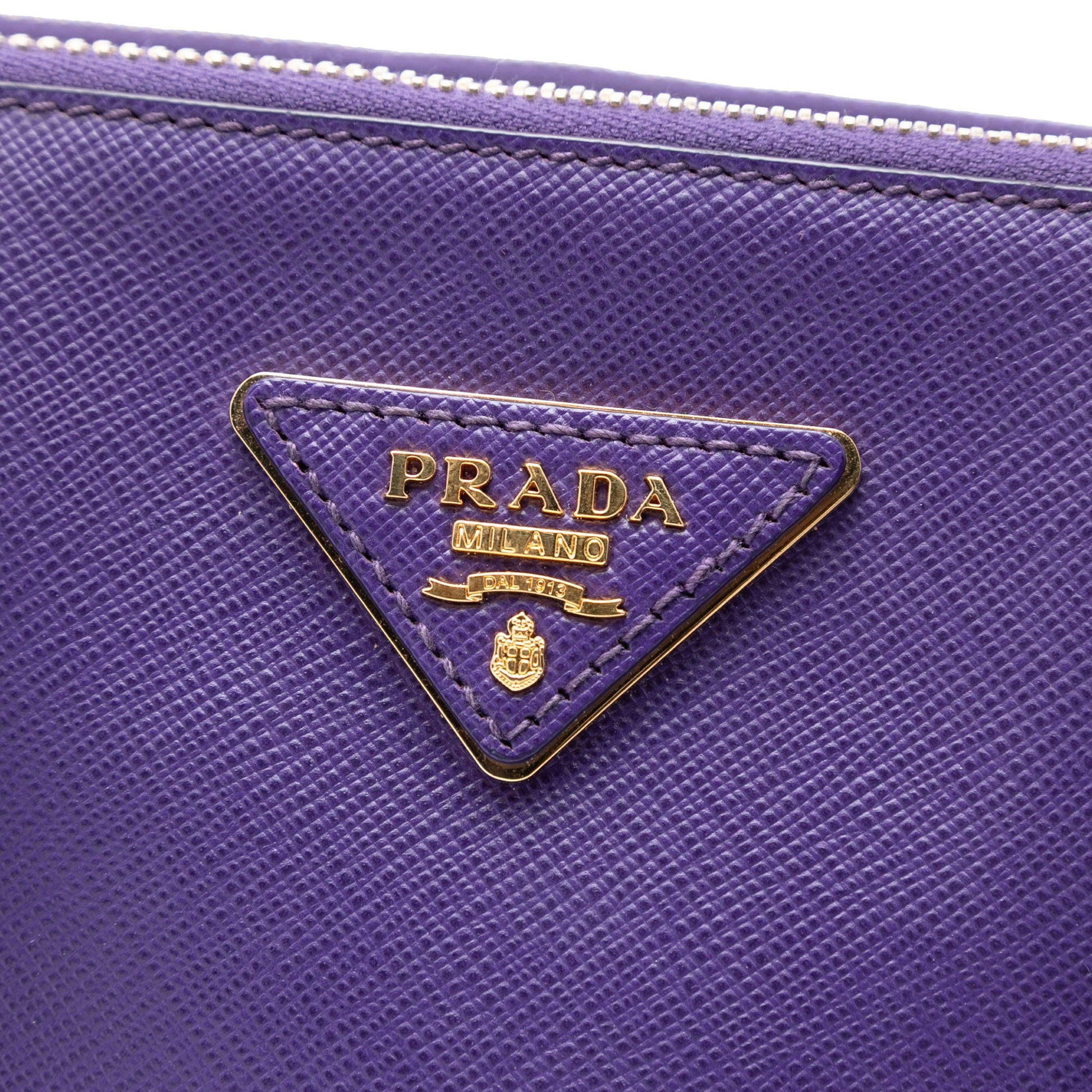 Prada Small Saffiano Lux Galleria Double Zip Satchel