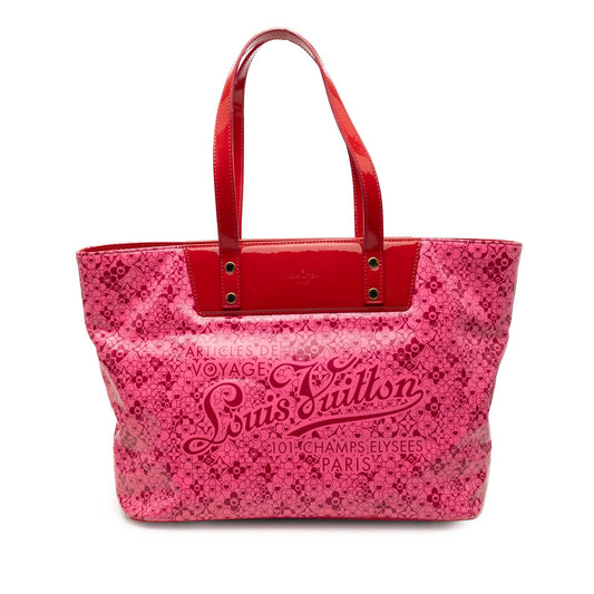 Louis Vuitton Takashi Murakami Coated Canvas Cosmic Blossom Tote PM