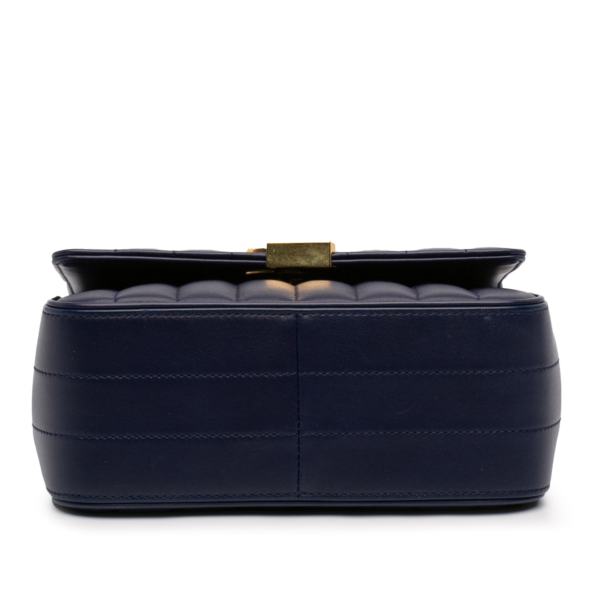Saint Laurent Medium Lambskin Monogram Vicky Chain Bag