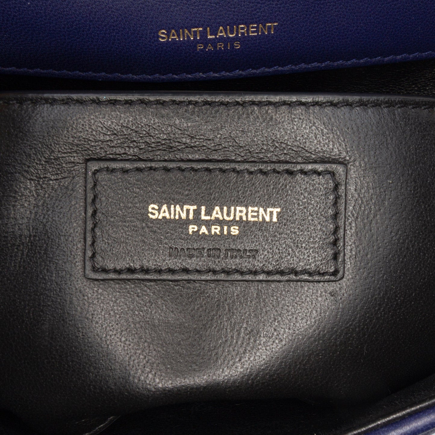 Saint Laurent Medium Lambskin Monogram Vicky Chain Bag