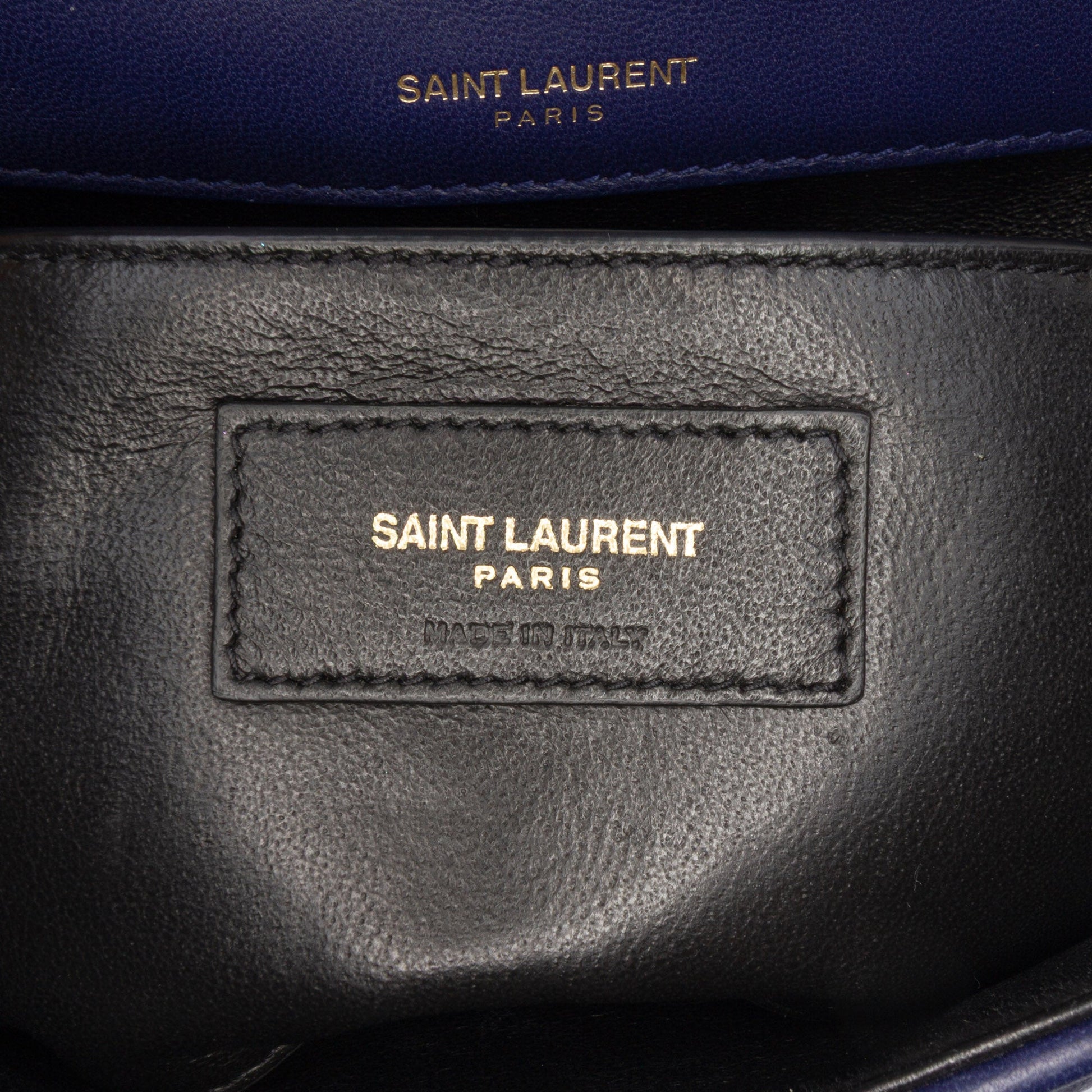 Saint Laurent Medium Lambskin Monogram Vicky Chain Bag