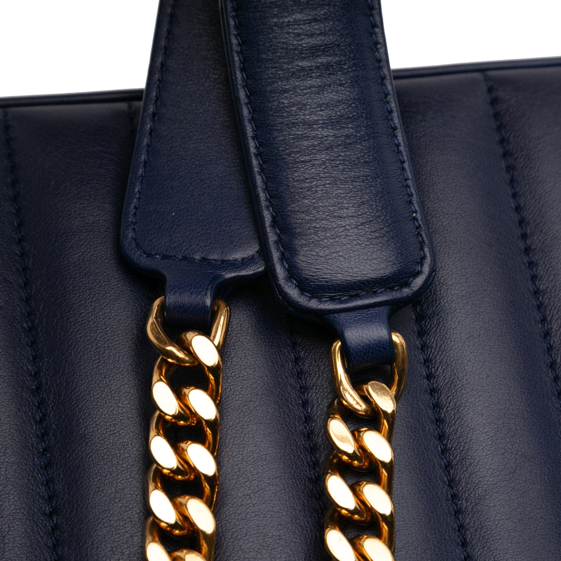Saint Laurent Medium Lambskin Monogram Vicky Chain Bag