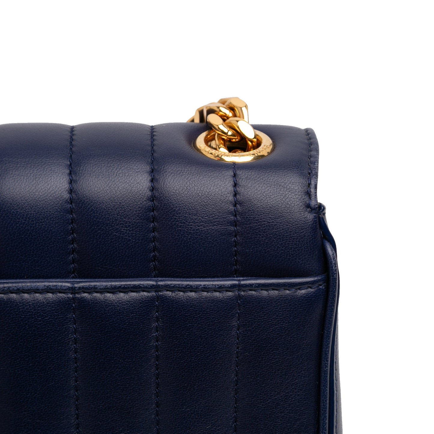 Saint Laurent Medium Lambskin Monogram Vicky Chain Bag