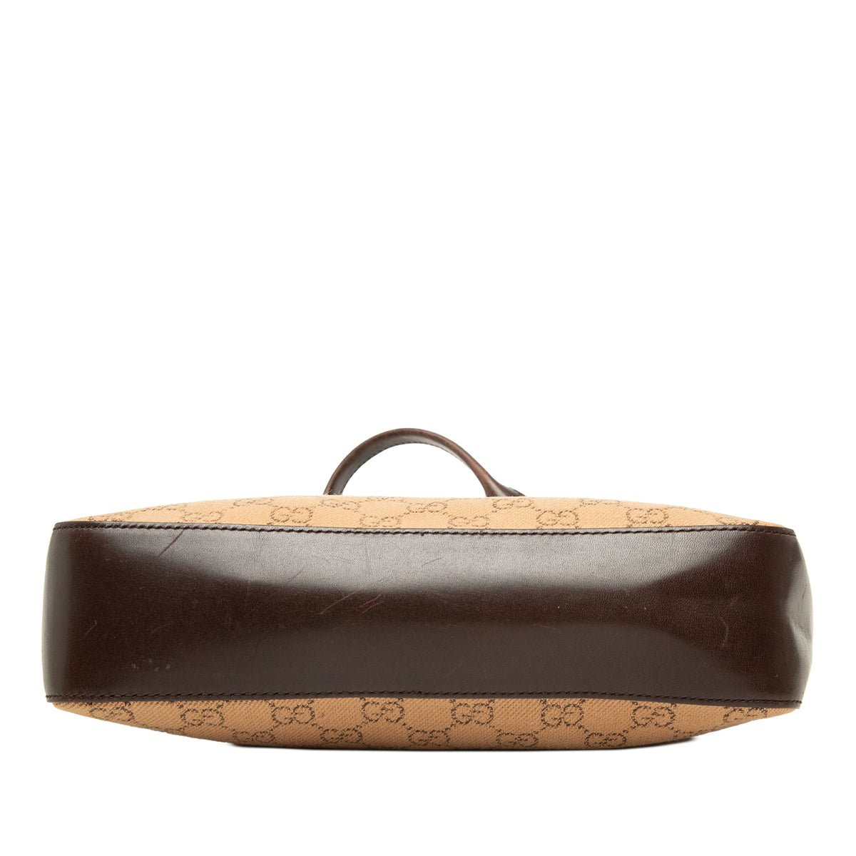 Gucci GG Denim Handbag — Brown