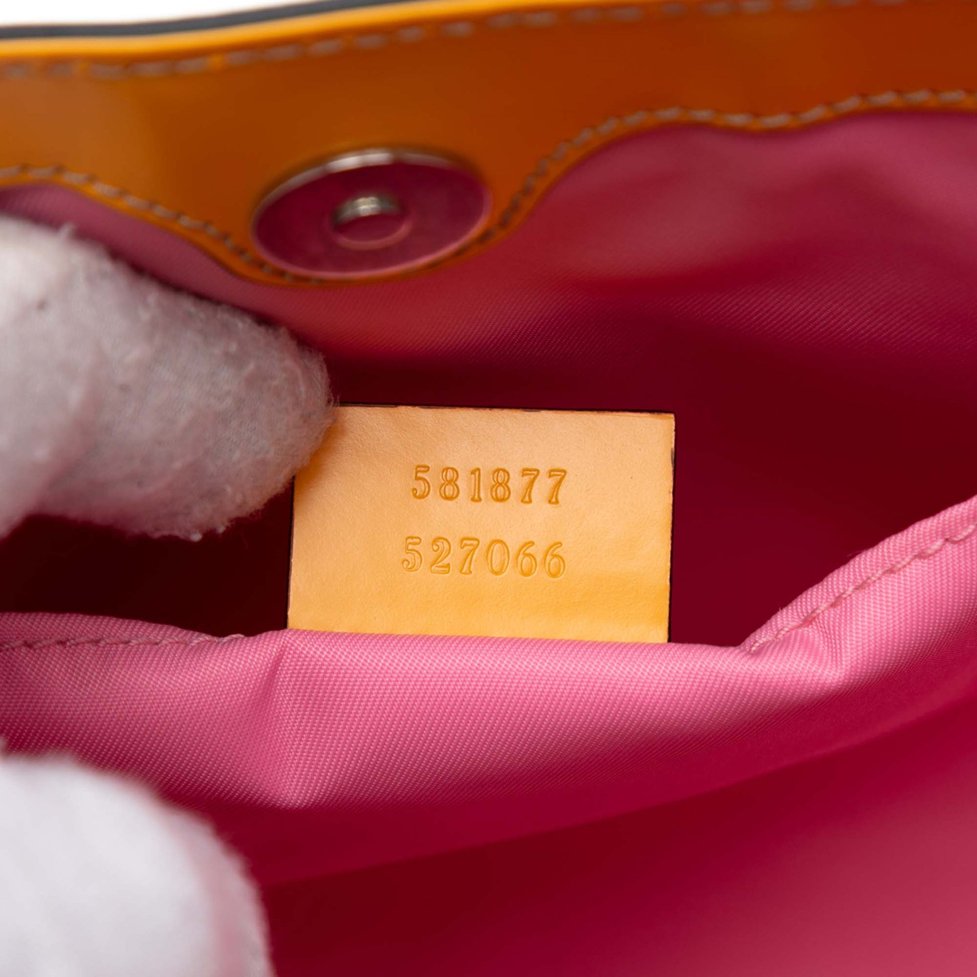 Gucci Childrens Leather Rainbow Cloud Tote
