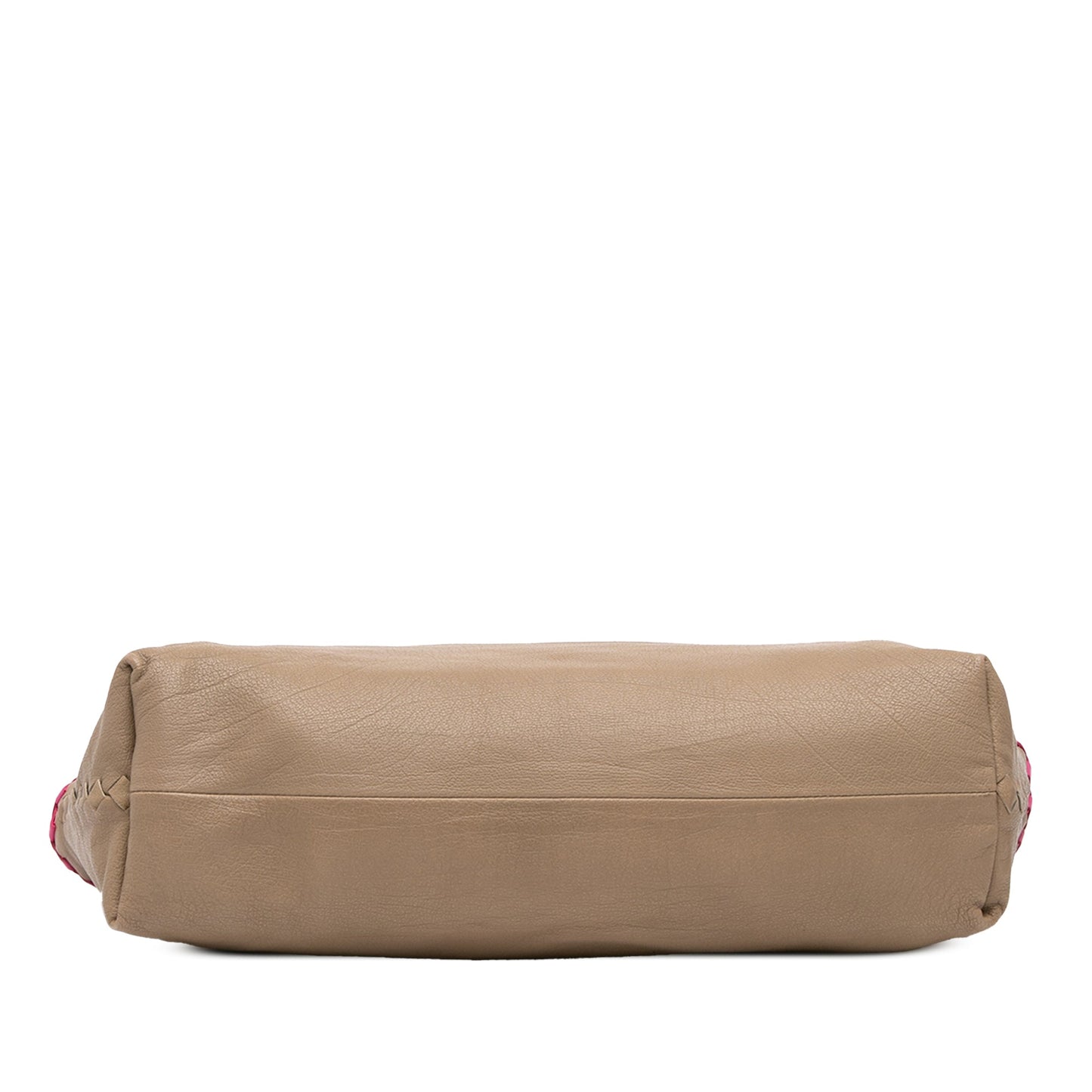 Bottega Veneta Intrecciato Trimmed Bicolor Nappa Tote