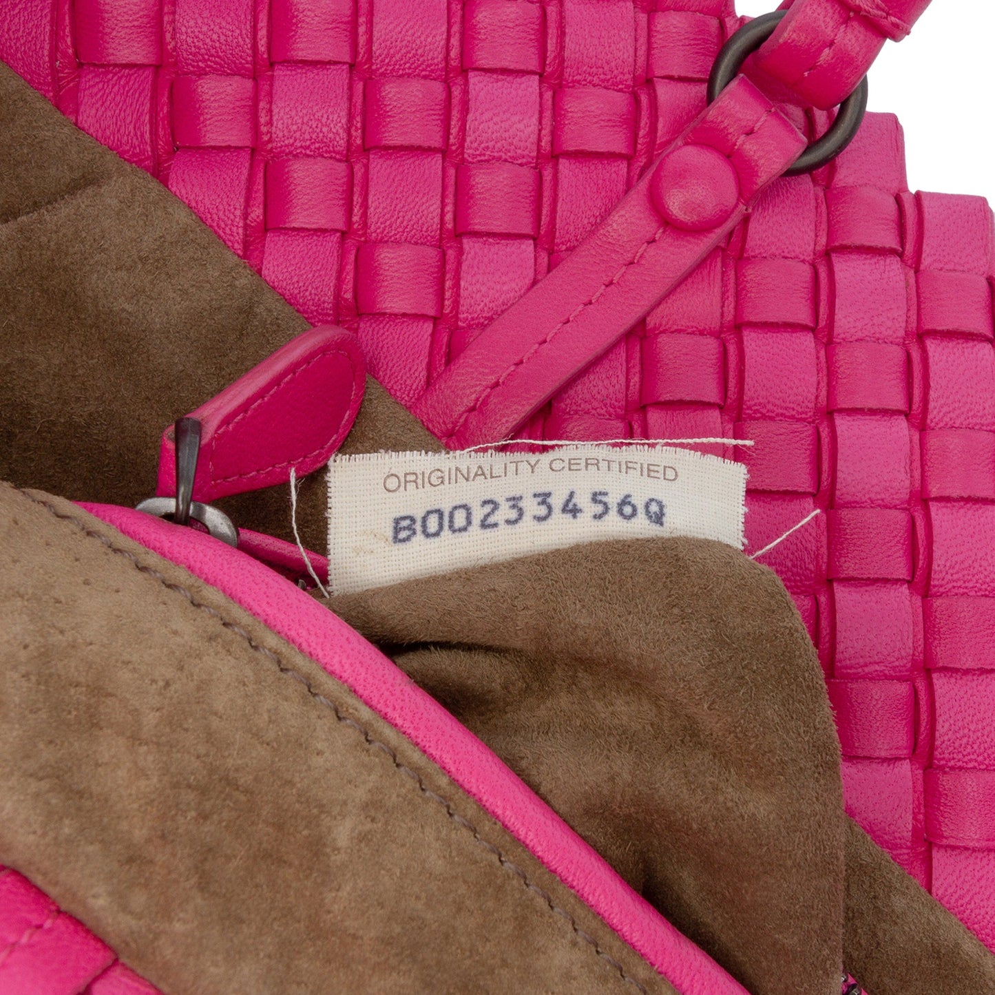 Bottega Veneta Intrecciato Trimmed Bicolor Nappa Tote