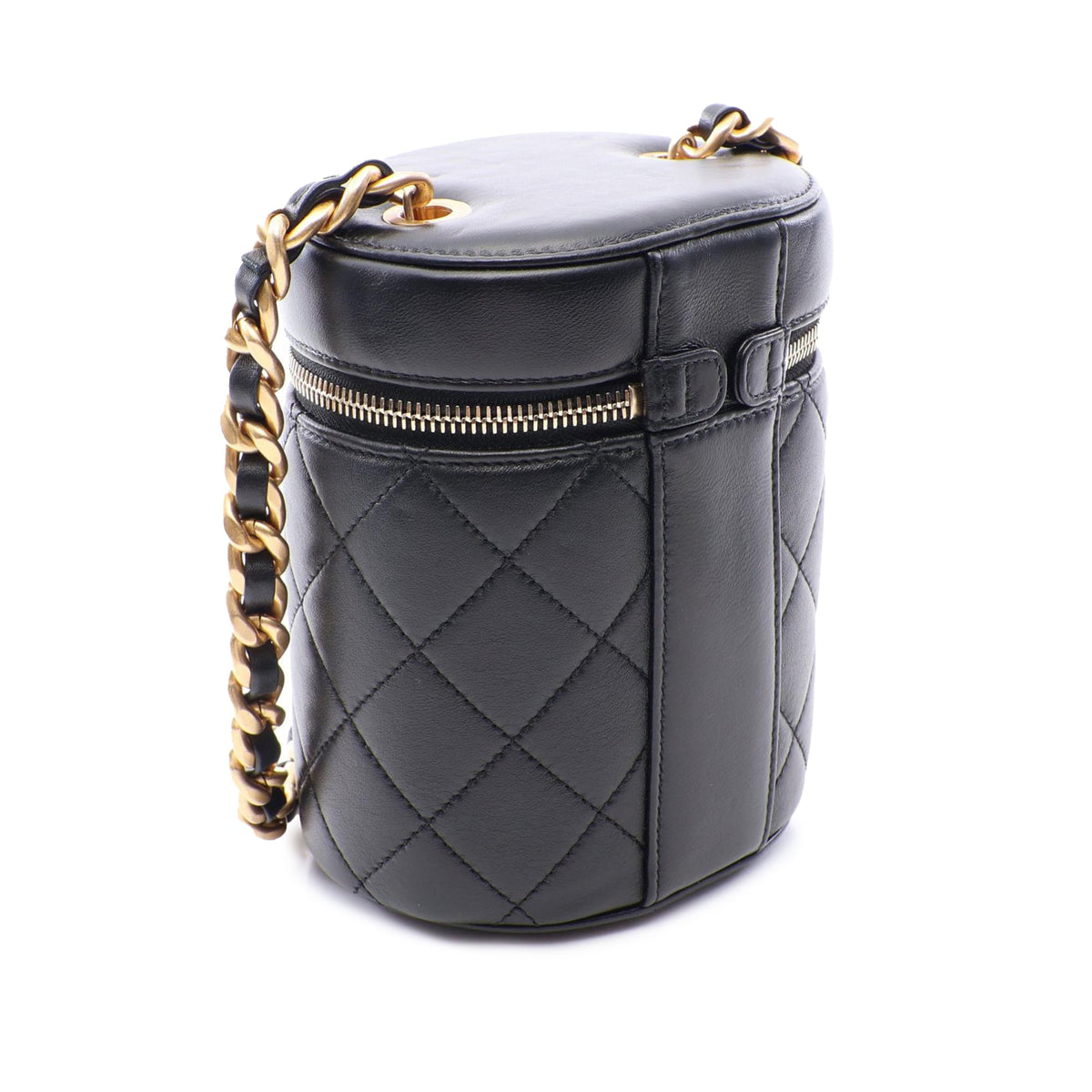 Chanel CC Quilted Lambskin Vanity Case