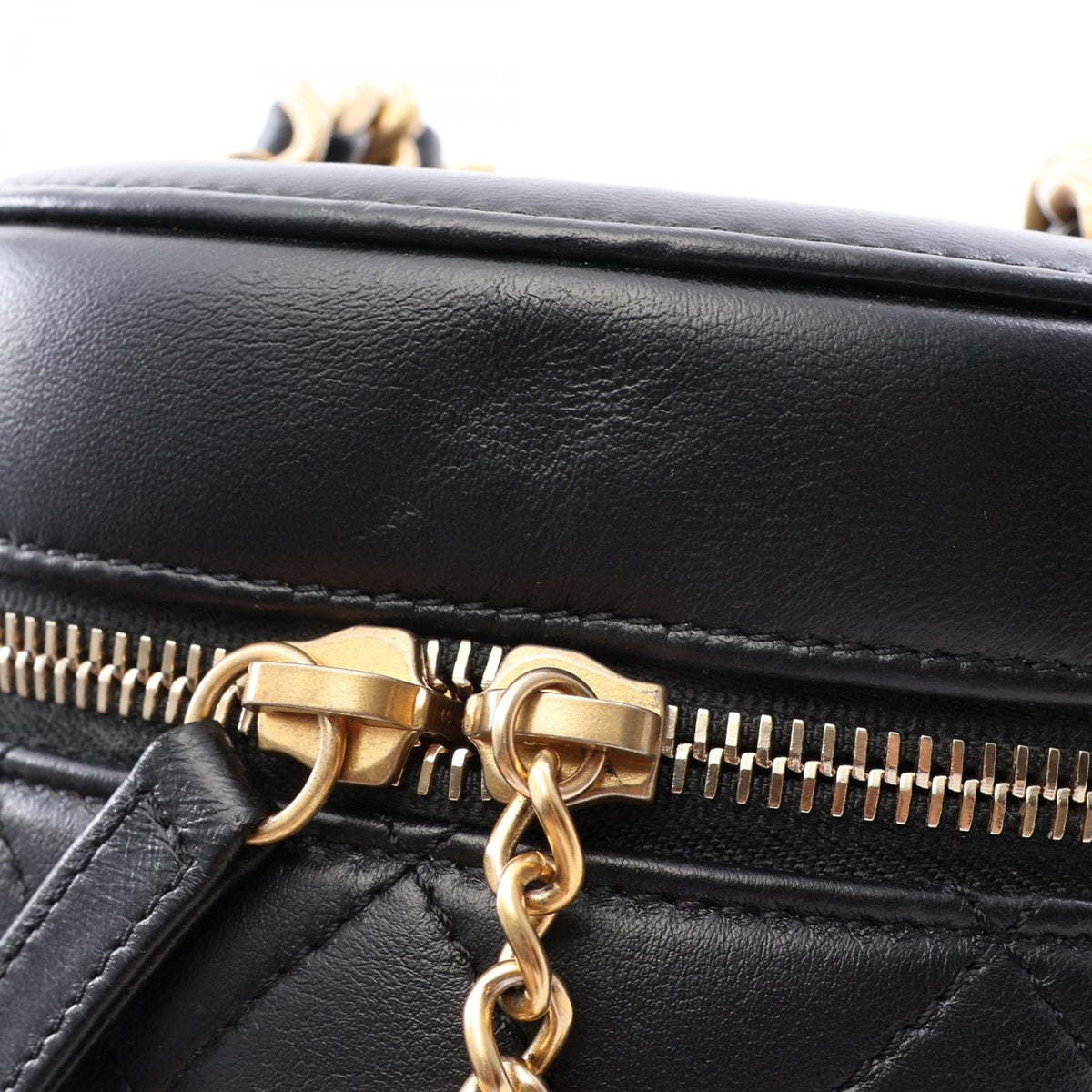 Chanel CC Quilted Lambskin Vanity Case
