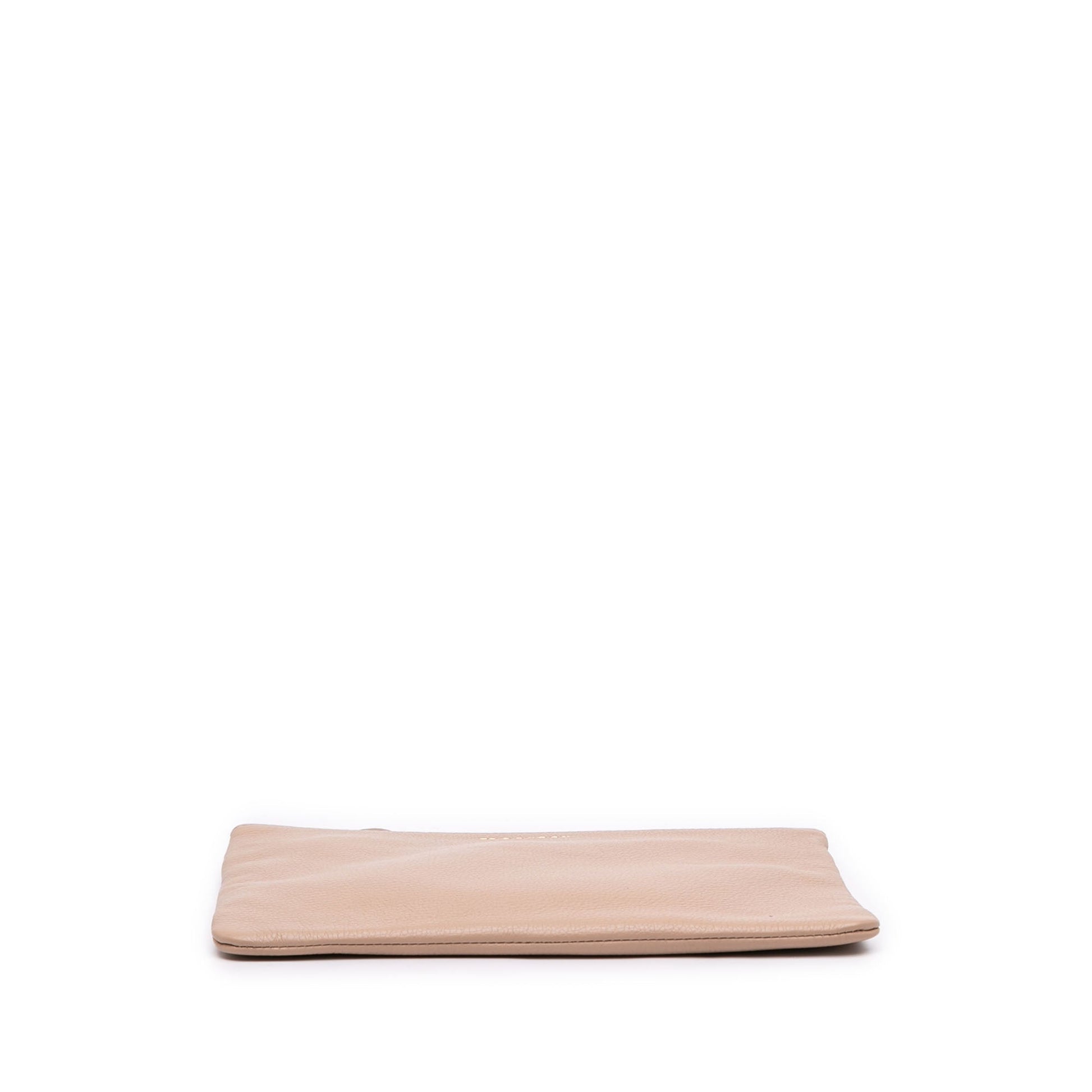 Burberry Pebbled Leather Clutch