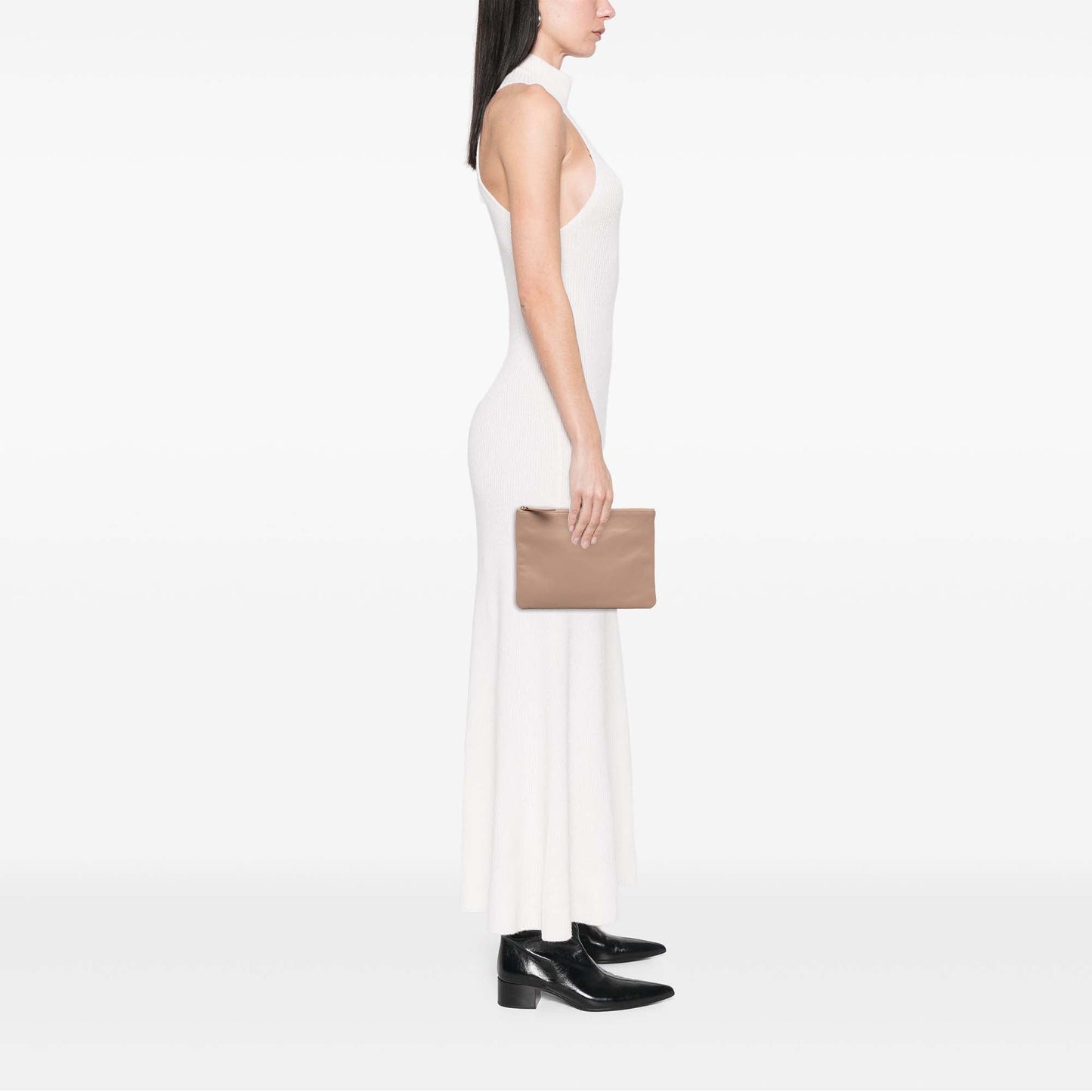 Burberry Pebbled Leather Clutch