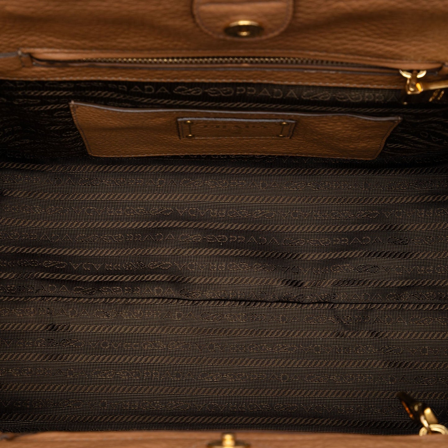 Vitello Daino Front Pocket Open Convertible Tote