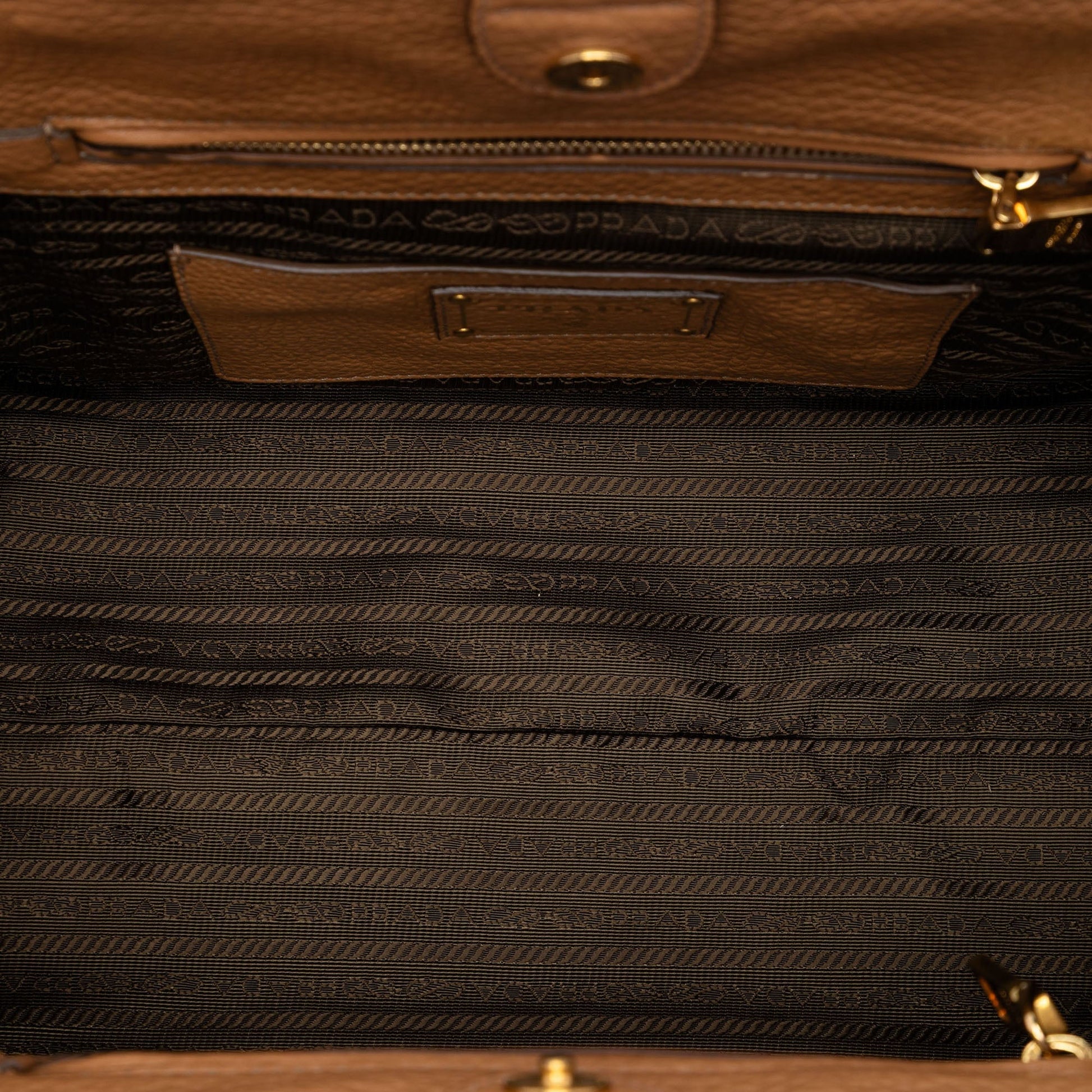 Vitello Daino Front Pocket Open Convertible Tote