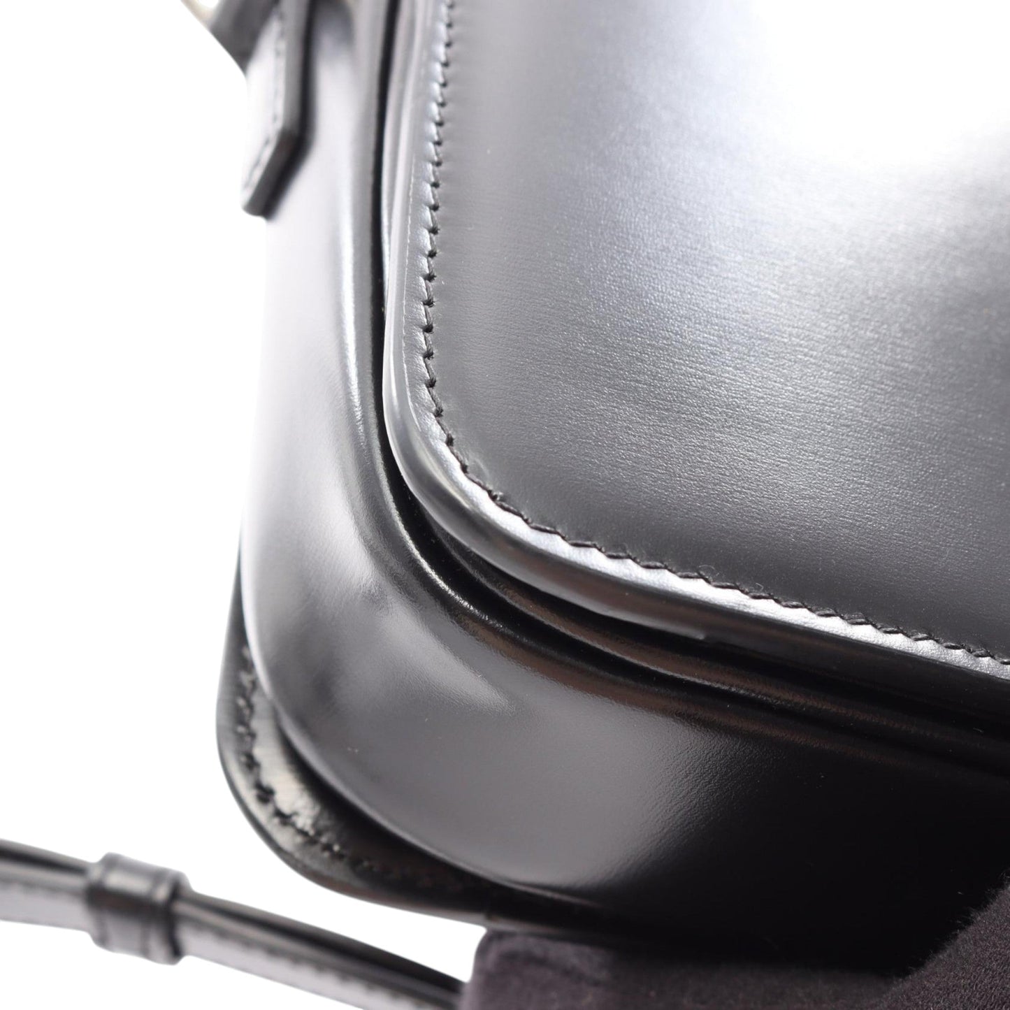 Celine Teen Shiny Calfskin Triomphe Crossbody