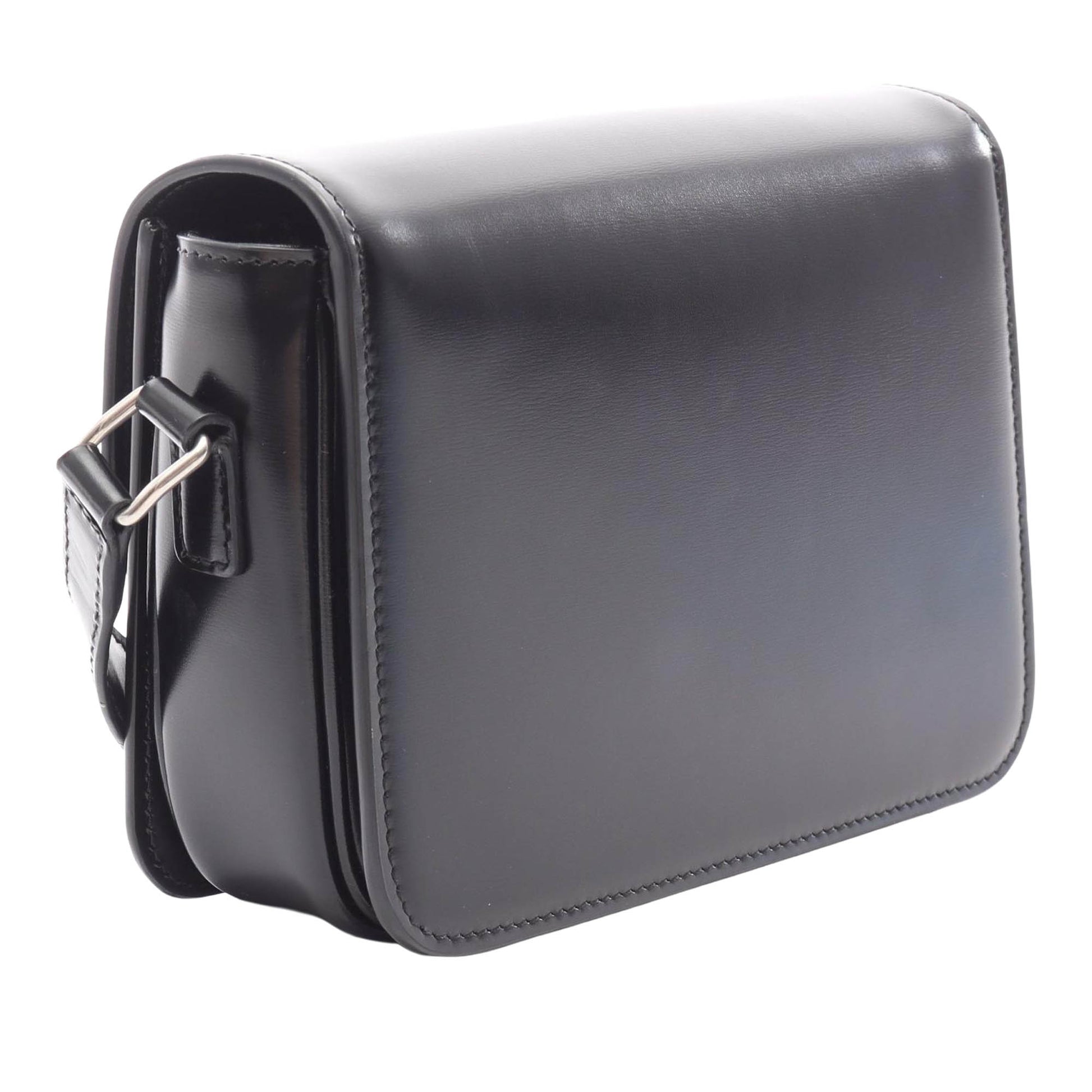 Celine Teen Shiny Calfskin Triomphe Crossbody