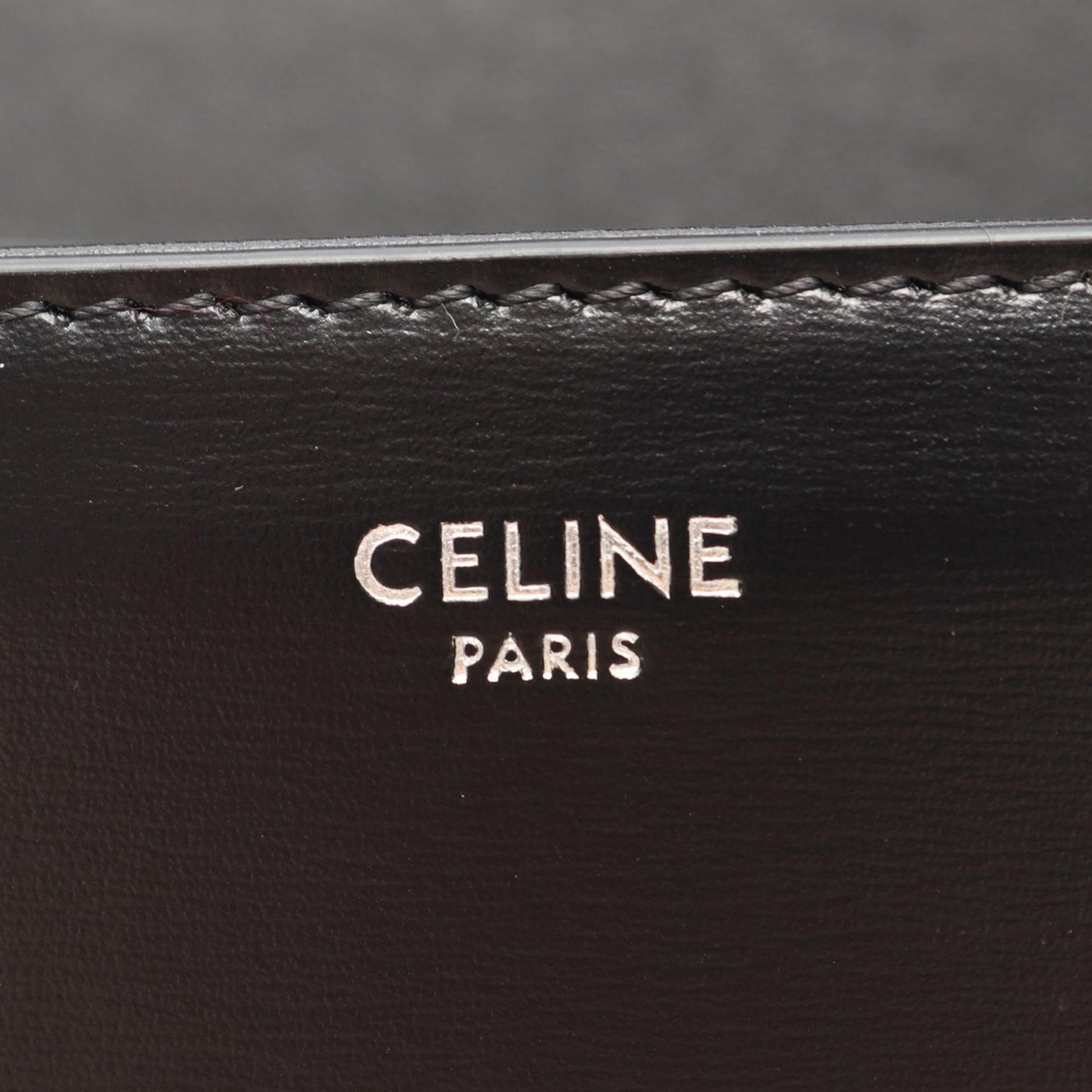 Celine Teen Shiny Calfskin Triomphe Crossbody