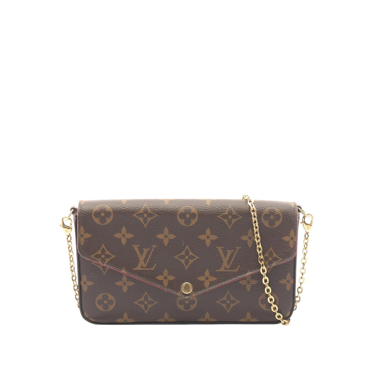 Louis Vuitton Monogram Pochette Felicie — Brown