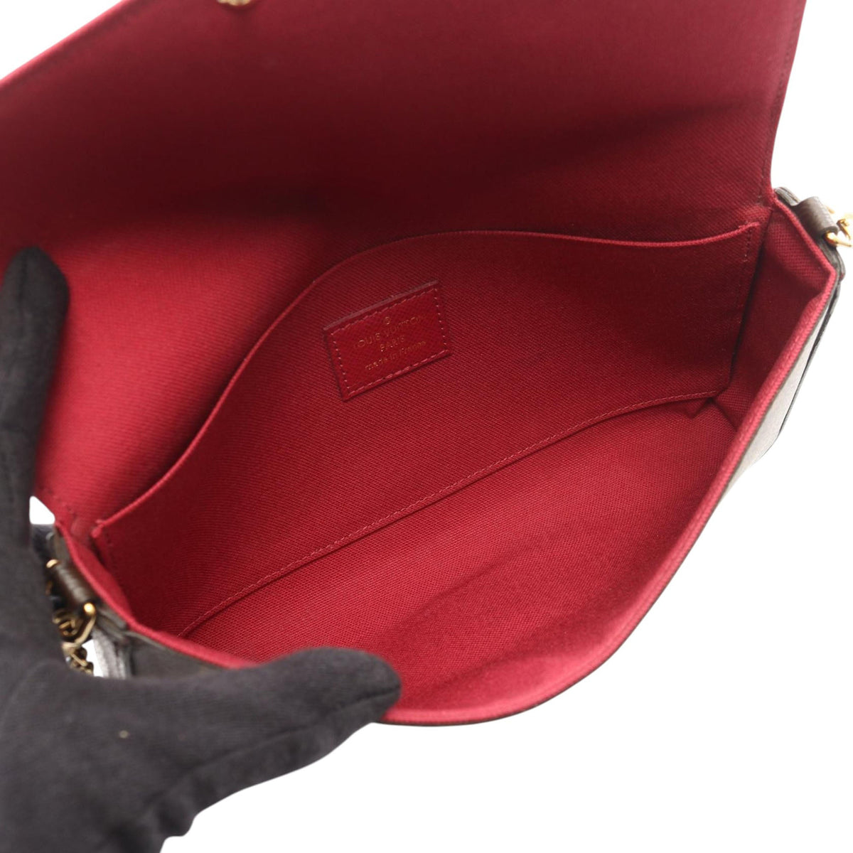 Louis Vuitton Monogram Pochette Felicie — Brown