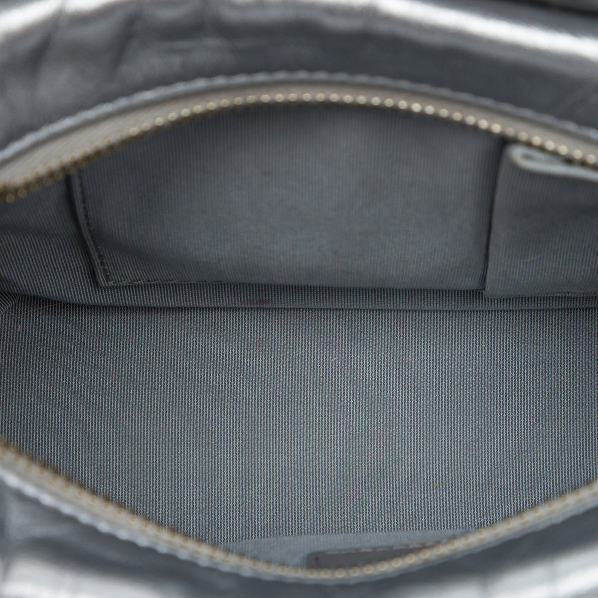 Chanel Small Metallic Calfskin CC Stitched Gabrielle Hobo