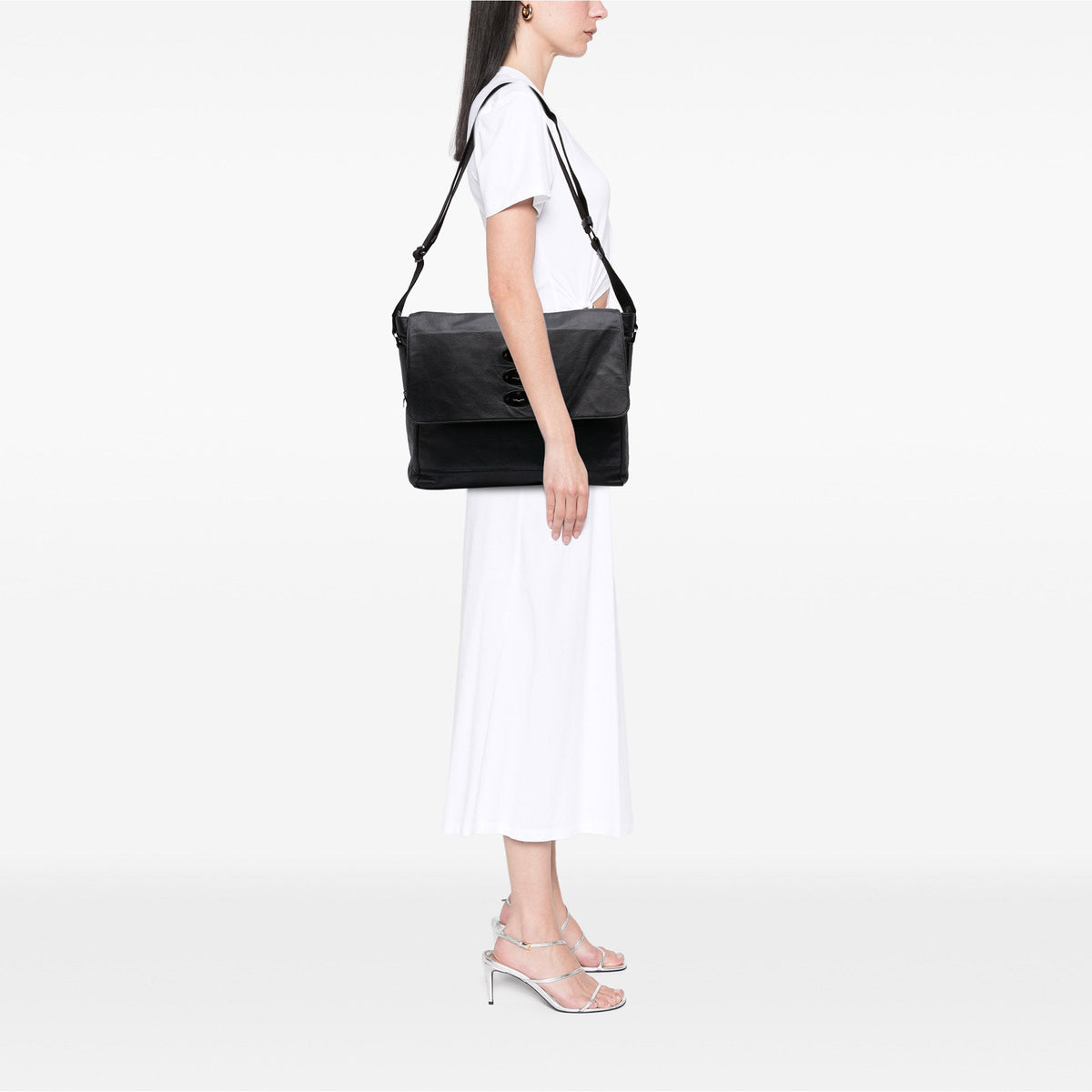 Mulberry Grained Calfskin Brynmore Messenger Bag