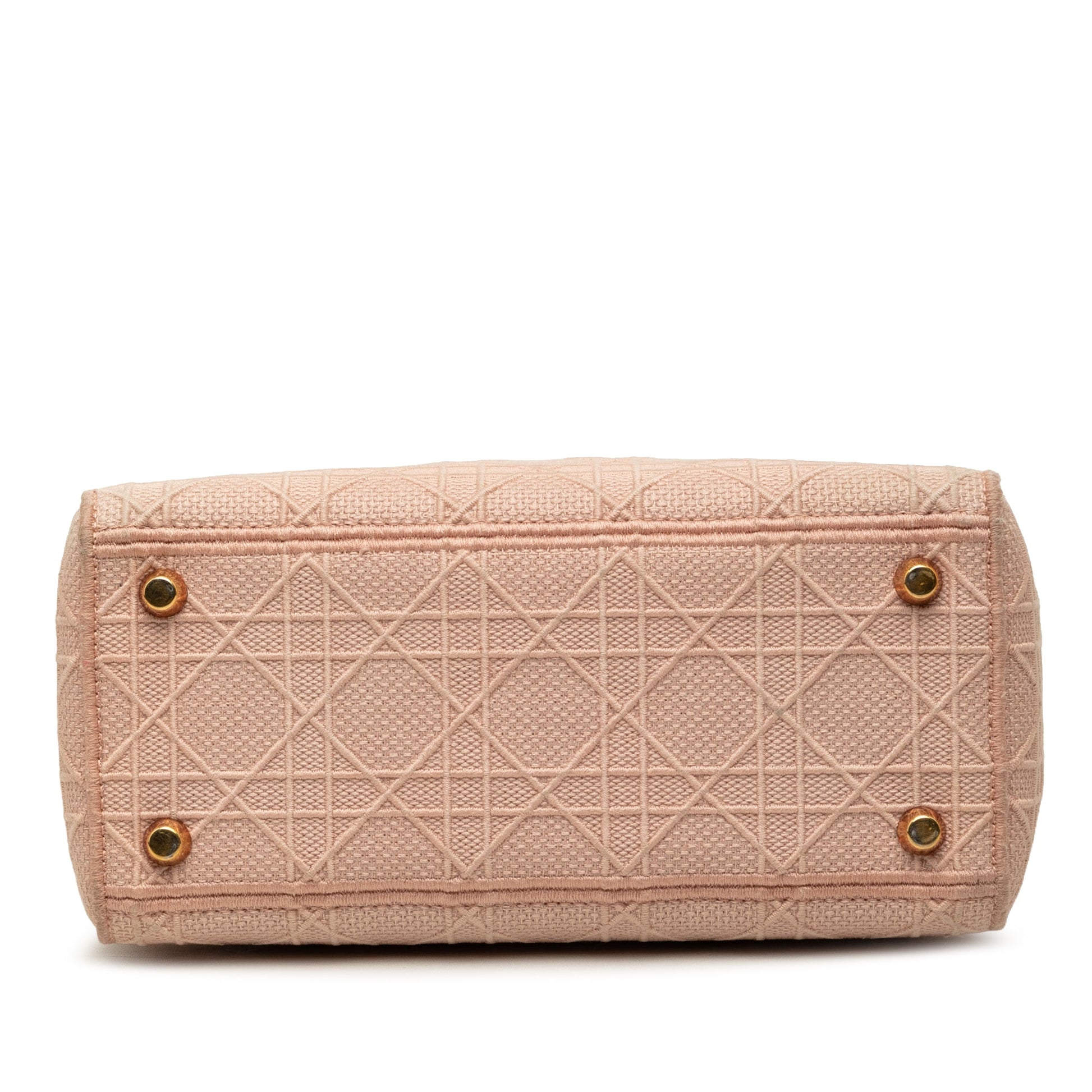 Dior Medium Embroidered Canvas Cannage Lady D Lite