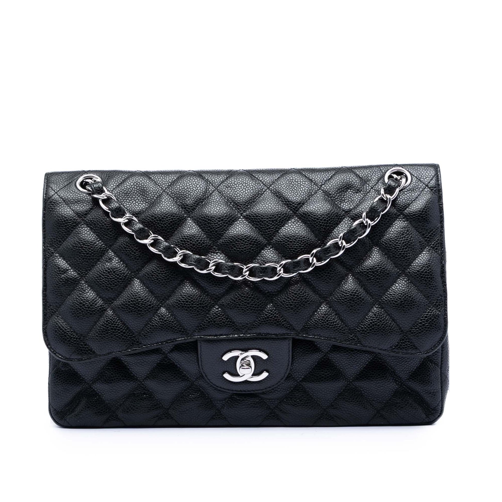 Chanel Jumbo Classic Caviar Double Flap