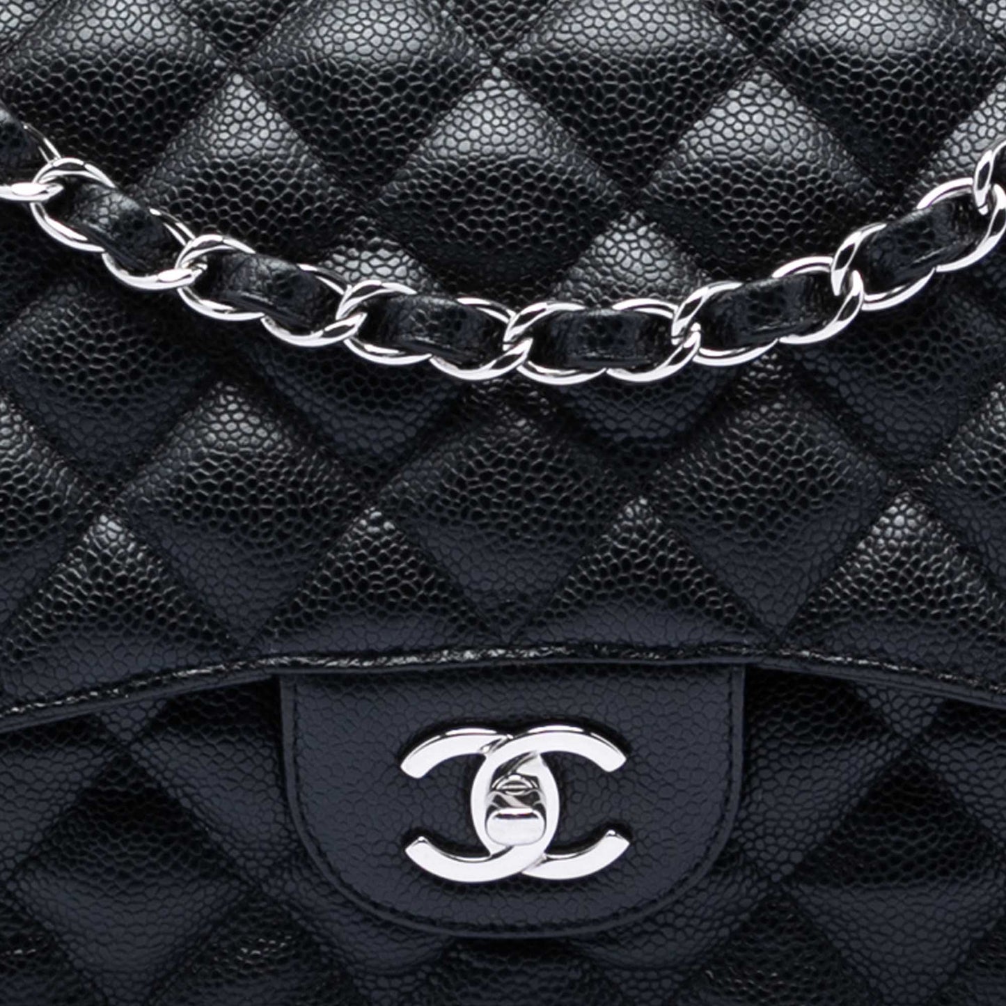 Chanel Jumbo Classic Caviar Double Flap