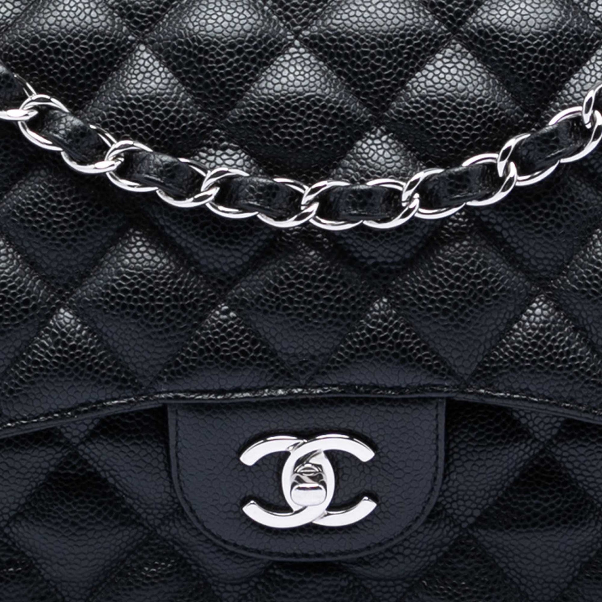 Chanel Jumbo Classic Caviar Double Flap