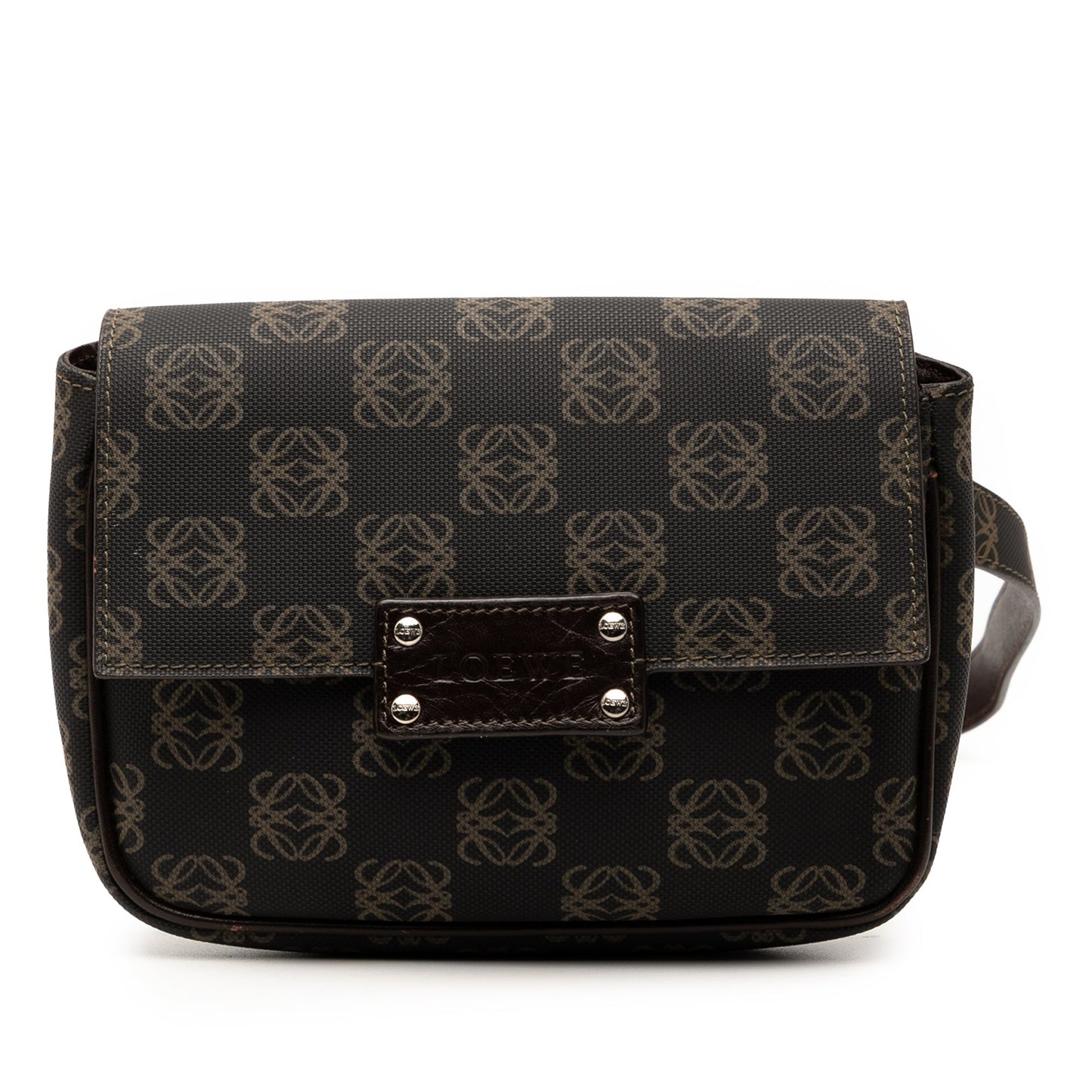 LOEWE Anagram Coated Canvas Belt Bag