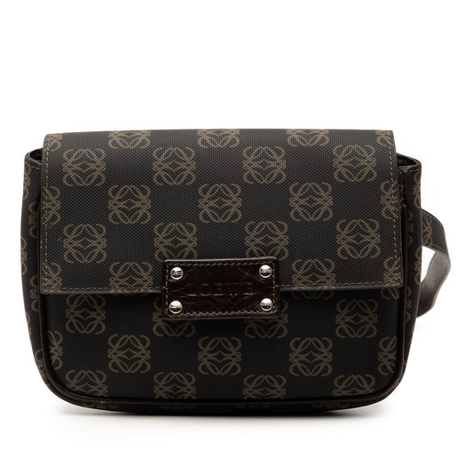 LOEWE Anagram Coated Canvas Belt Bag