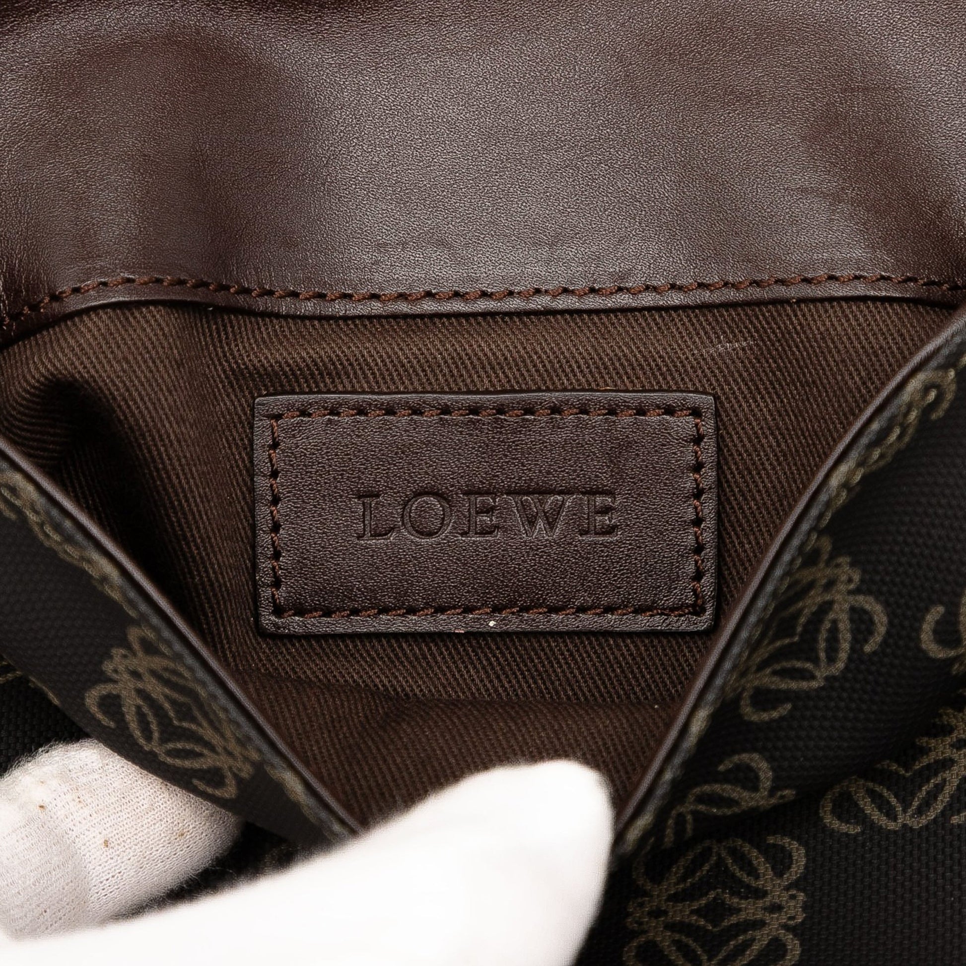 LOEWE Anagram Coated Canvas Belt Bag
