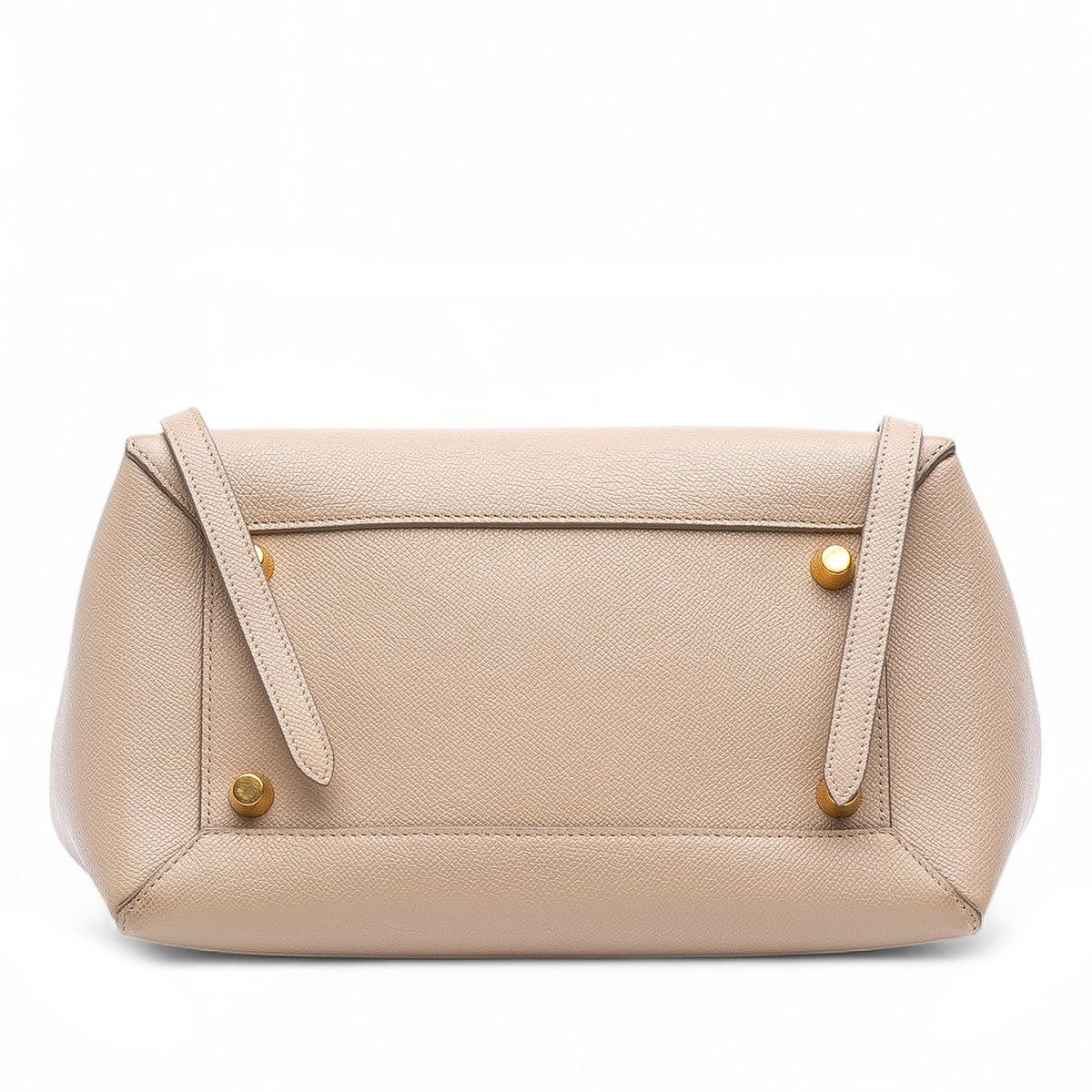 Celine Mini Grained Calfskin Belt Bag — Beige