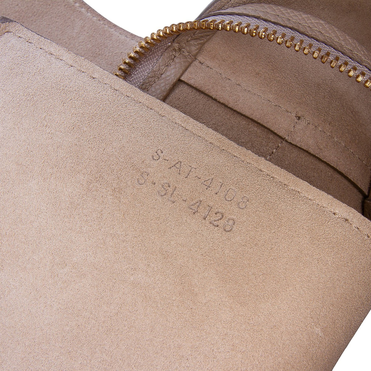 Celine Mini Grained Calfskin Belt Bag — Beige