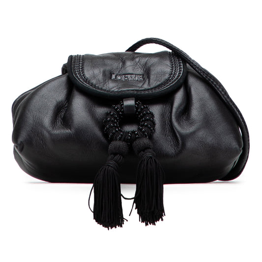 LOEWE Nappa Leather Tassel Crossbody