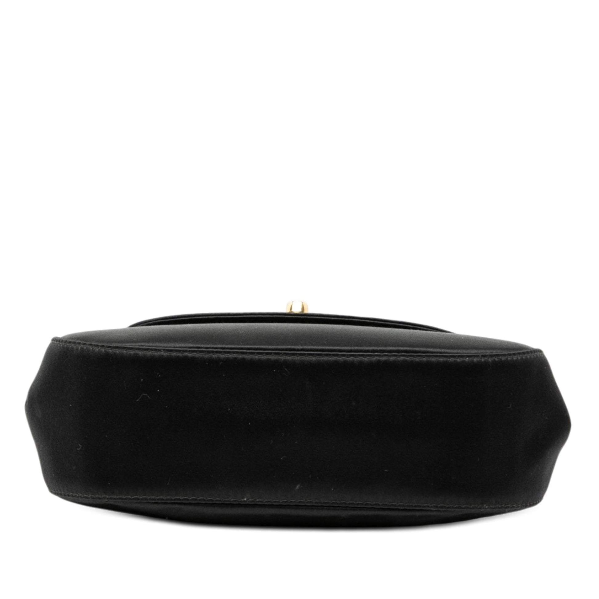 CC Satin Top Handle Flap