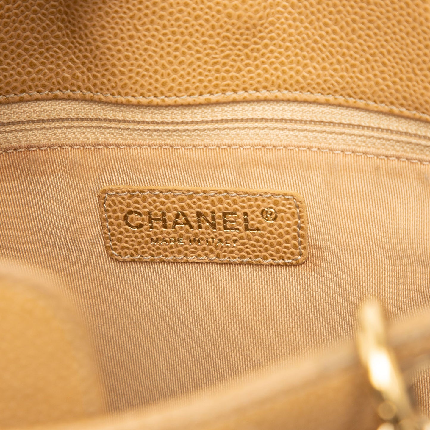 Chanel Caviar Petite Shopping Tote