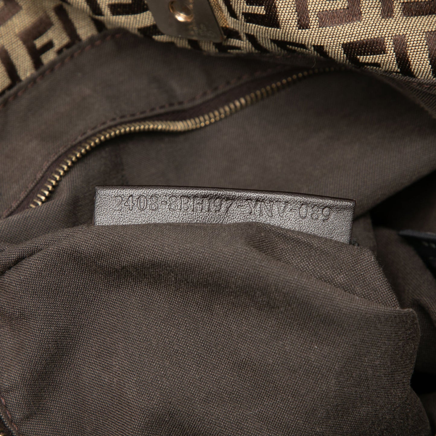 Fendi Zucchino Canvas Tote