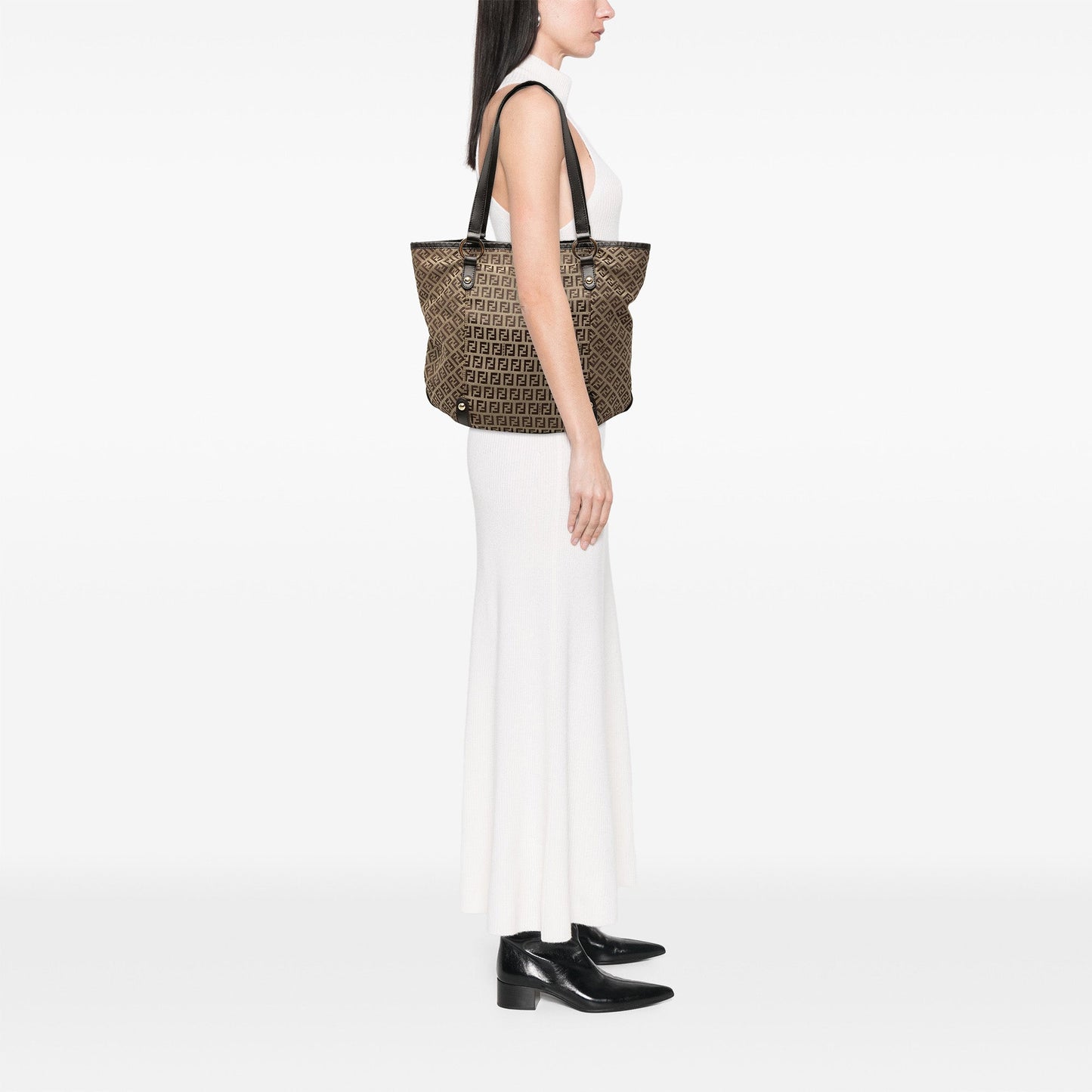 Fendi Zucchino Canvas Tote