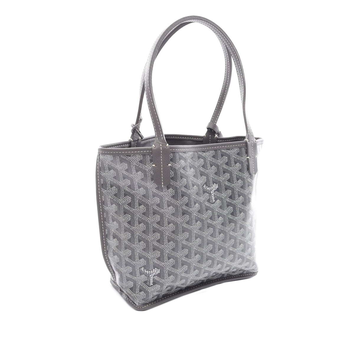 Goyard Mini Goyardine Reversible Anjou — Gray