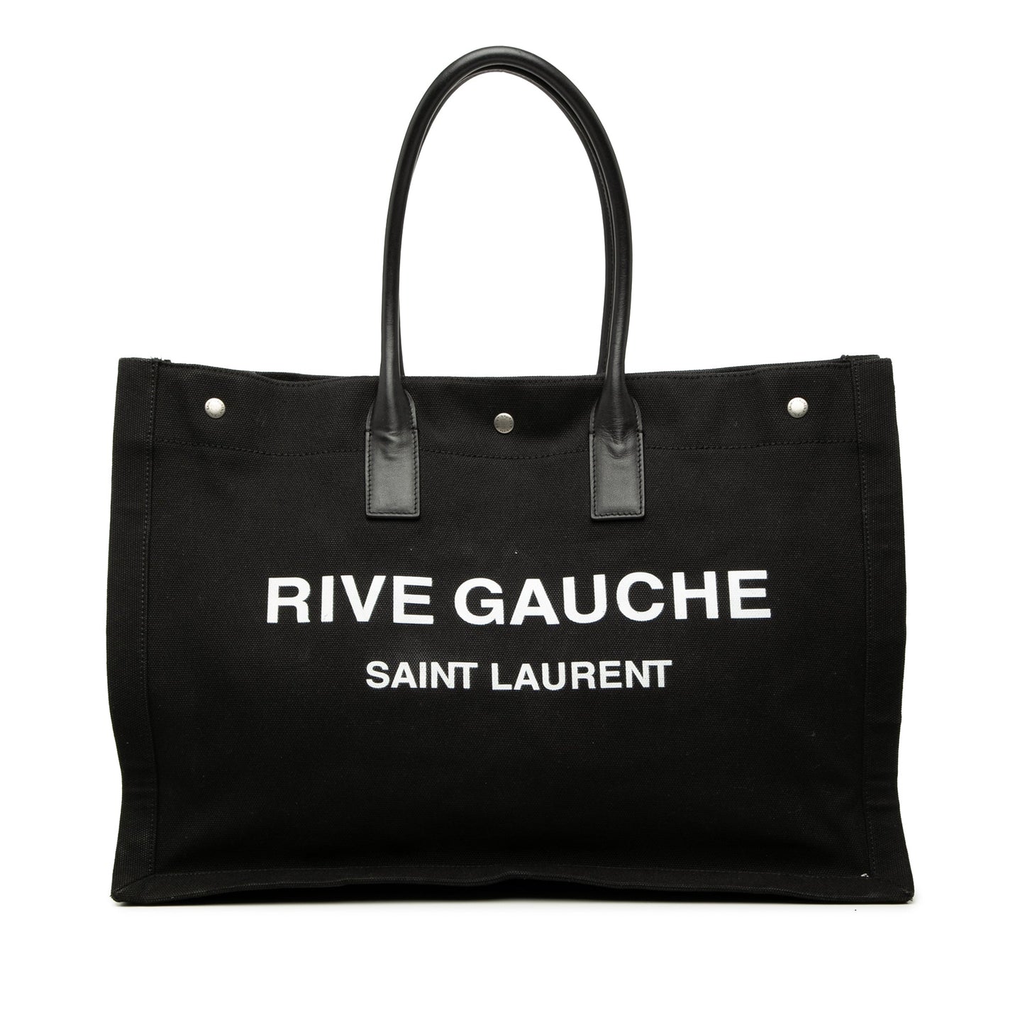 Saint Laurent Large Canvas Rive Gauche Tote