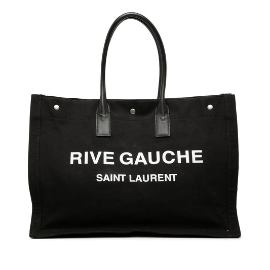 Saint Laurent Large Canvas Rive Gauche Tote