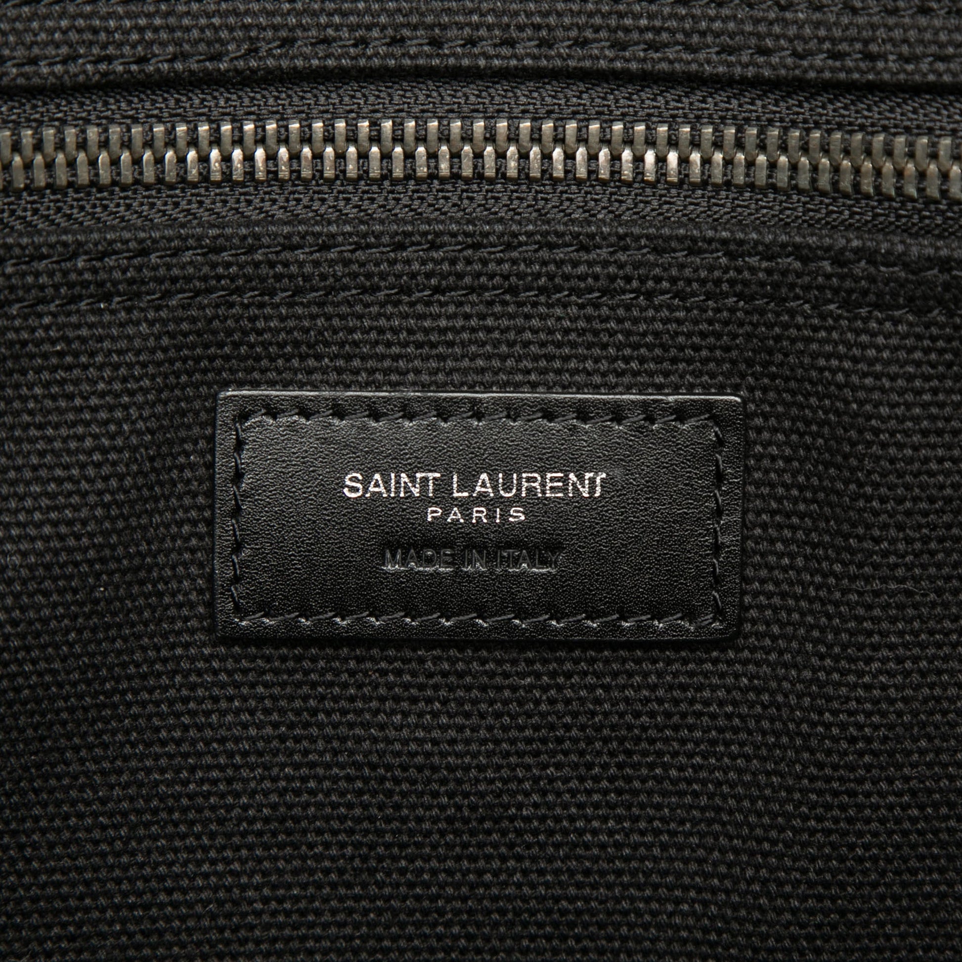 Saint Laurent Large Canvas Rive Gauche Tote