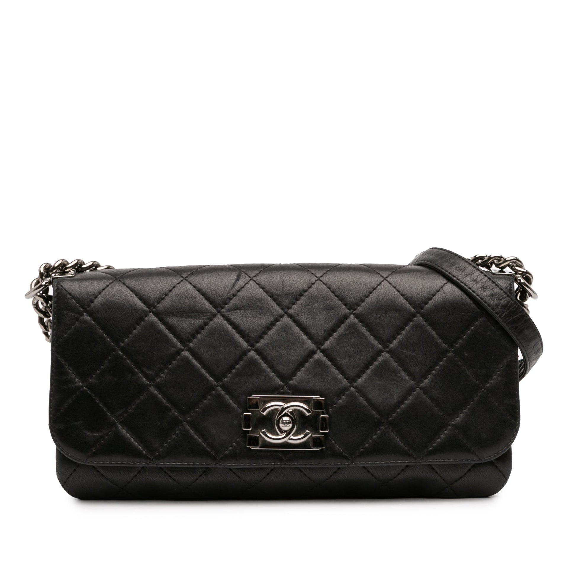 Chanel Quilted Lambskin Boy Accordion Flap