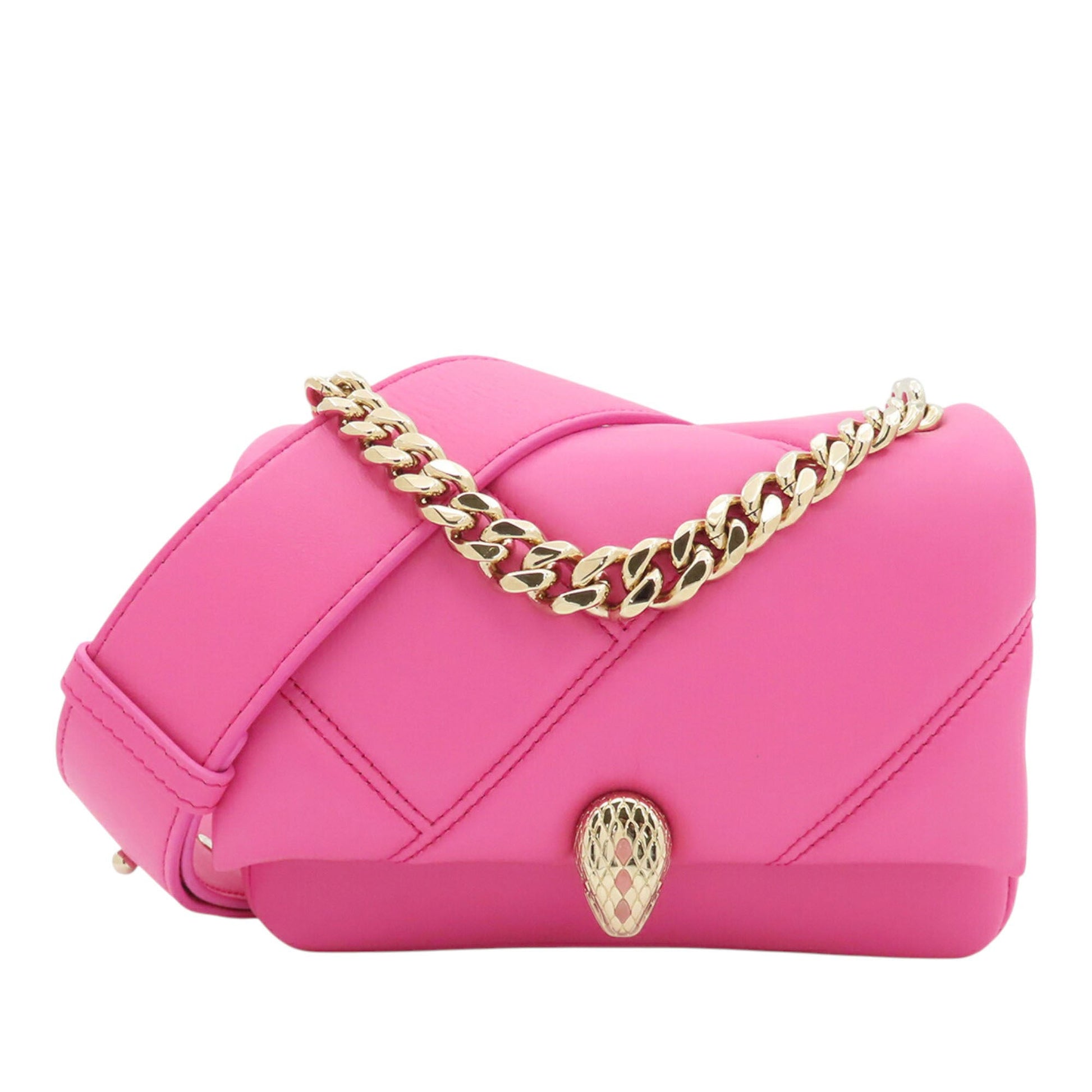 Bvlgari Mini Leather Serpenti Cabochon Satchel