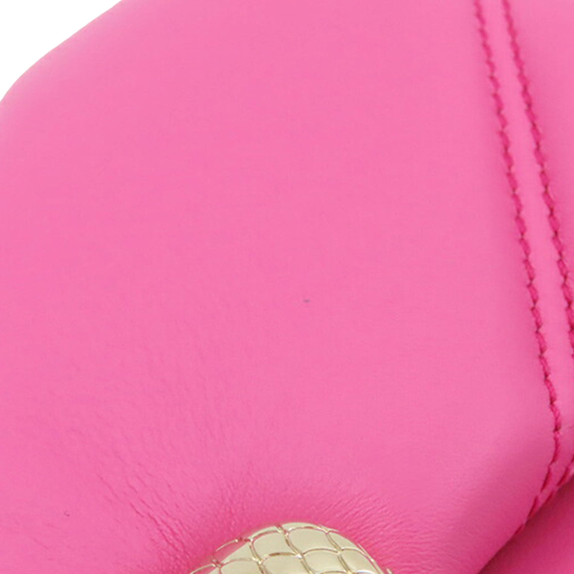 Bvlgari Mini Leather Serpenti Cabochon Satchel