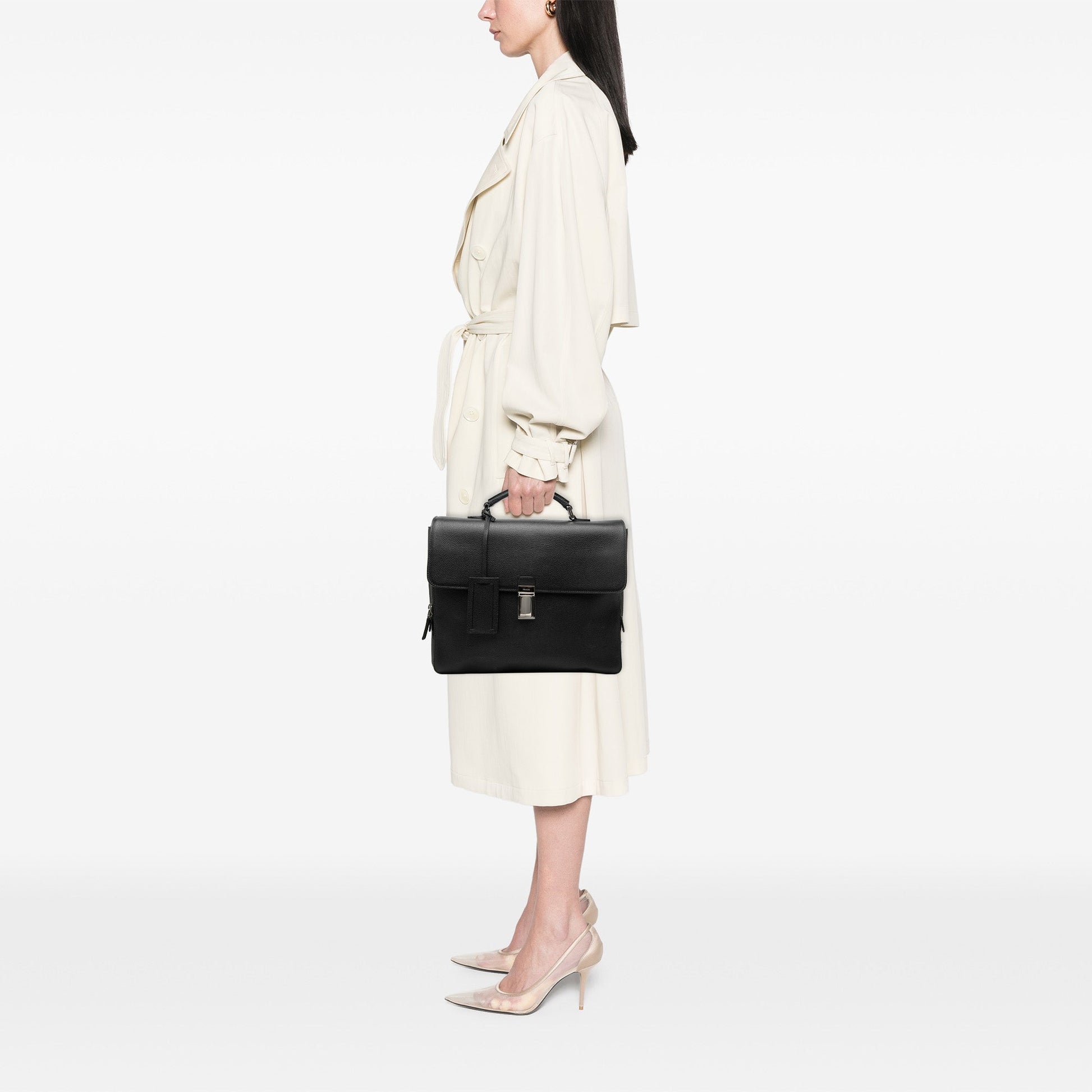 Prada Leather Business Bag