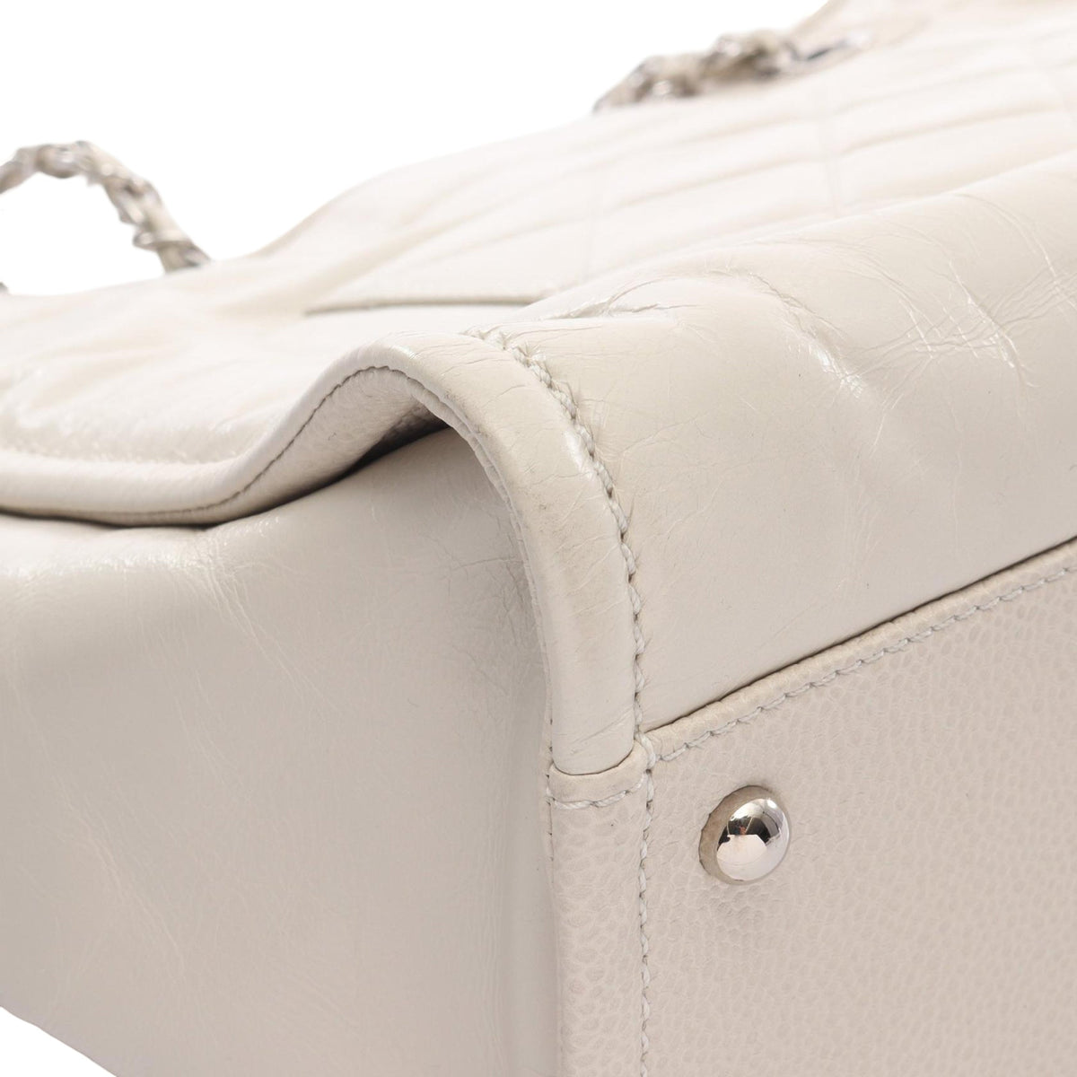 Chanel Small Glazed Calfskin Deauville Tote