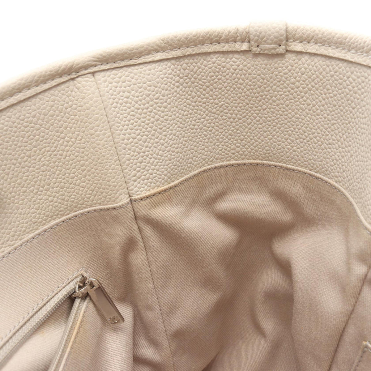 Chanel Small Glazed Calfskin Deauville Tote
